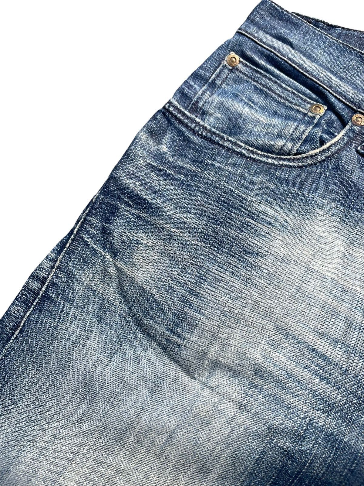 Nudie Jeans Nudie Thin Finn Faded Wash Denim Size US 33 - 5 Thumbnail