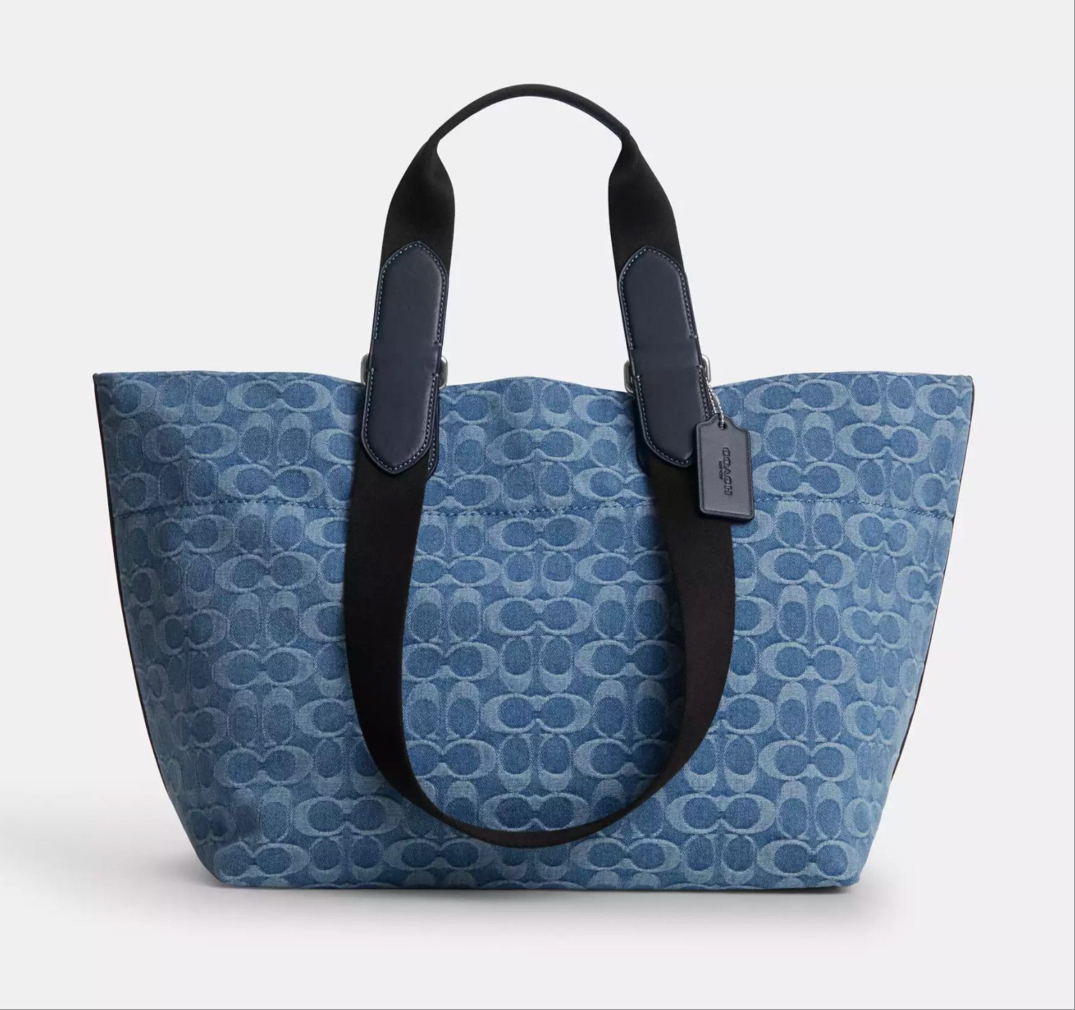 Coach Small Tour Tote Bag In Signature Denim CDF24 Size ONE SIZE - 5 Thumbnail