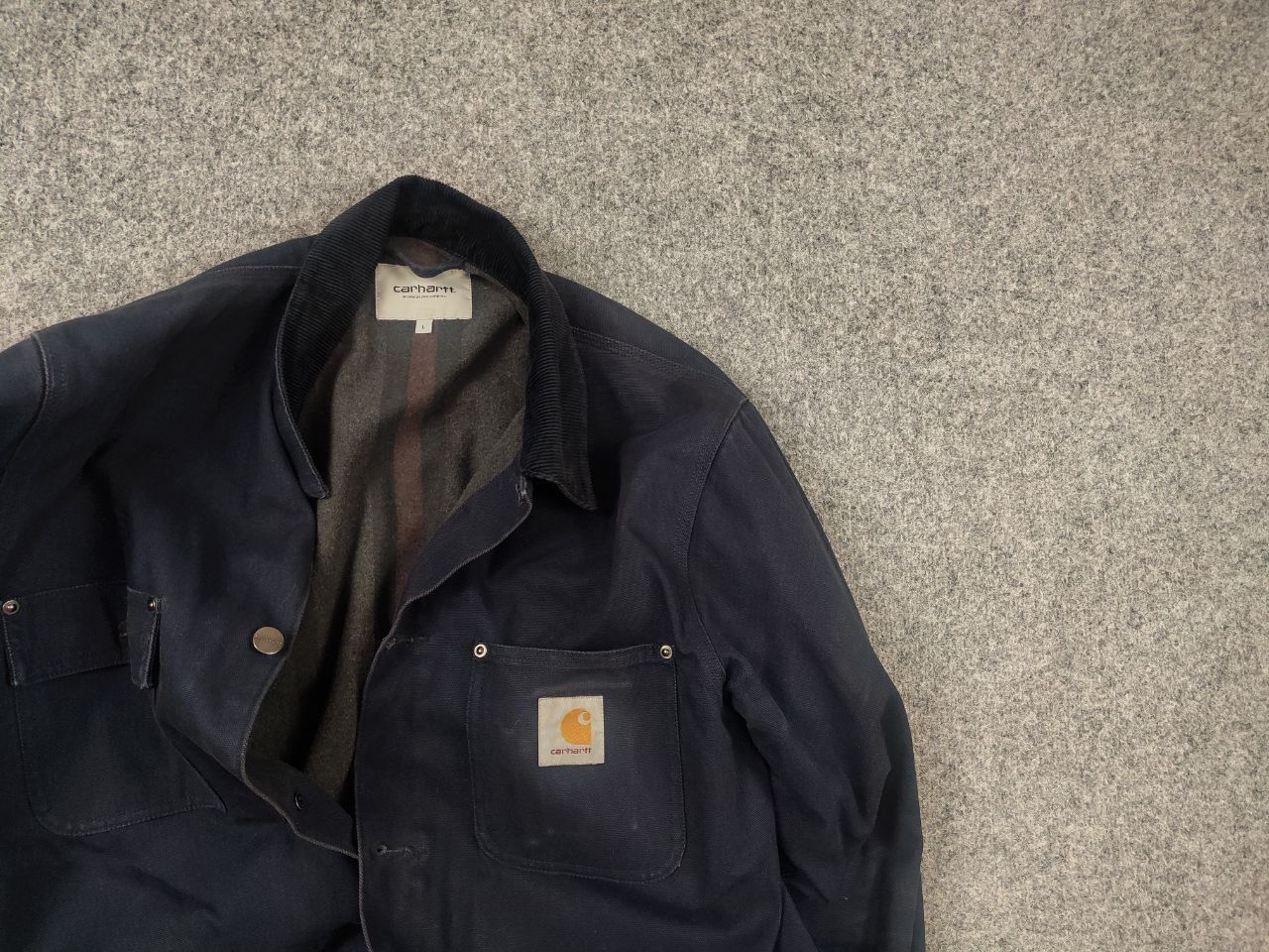 Carhartt Vintage Carhartt michigan Faded Canvas Linen Pocket Jacket Size US L / EU 52-54 / 3 - 20 Thumbnail