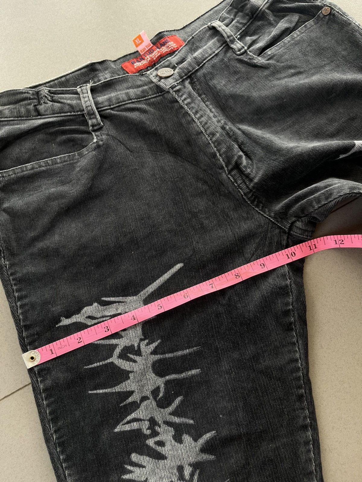 14th Addiction JAPANESE BANTUO CORDUROY FLARE BOOT CUT PANTS PUNK VKEI Size US 29 - 12 Thumbnail