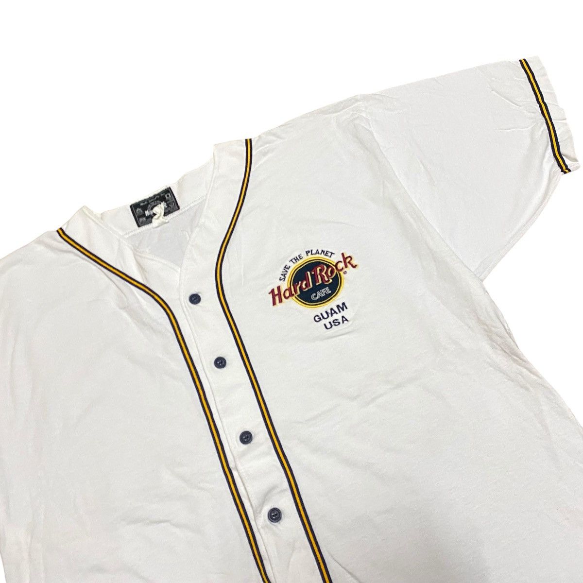 Hard Rock Cafe × Vintage Vintage Hard Rock Cafe Guam USA Button up Tee Size US L / EU 52-54 / 3 - 4 Thumbnail