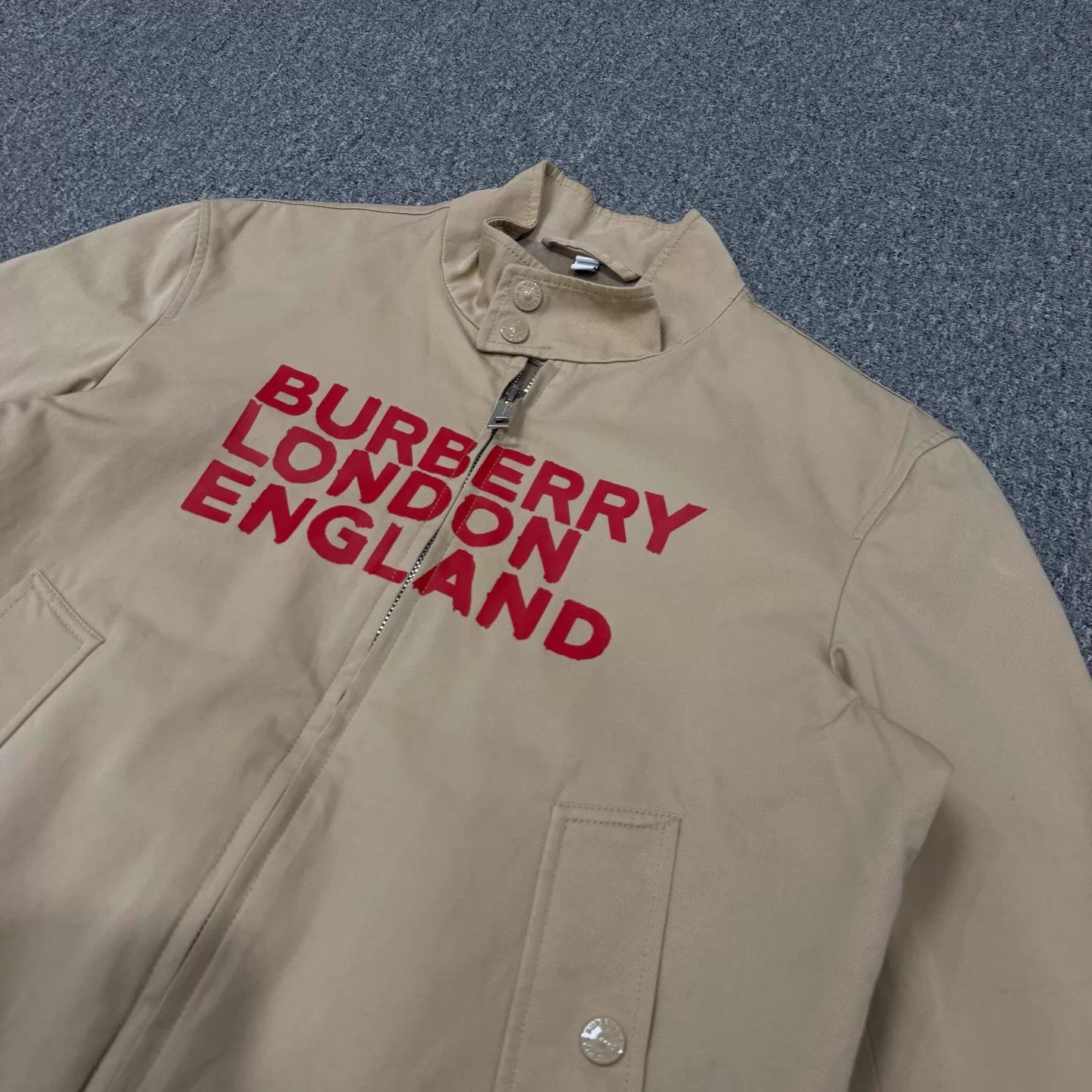 Burberry Burberry Khaki Pilot Stand Collar Jacket 50 99 New Size US M / EU 48-50 / 2 - 3 Thumbnail