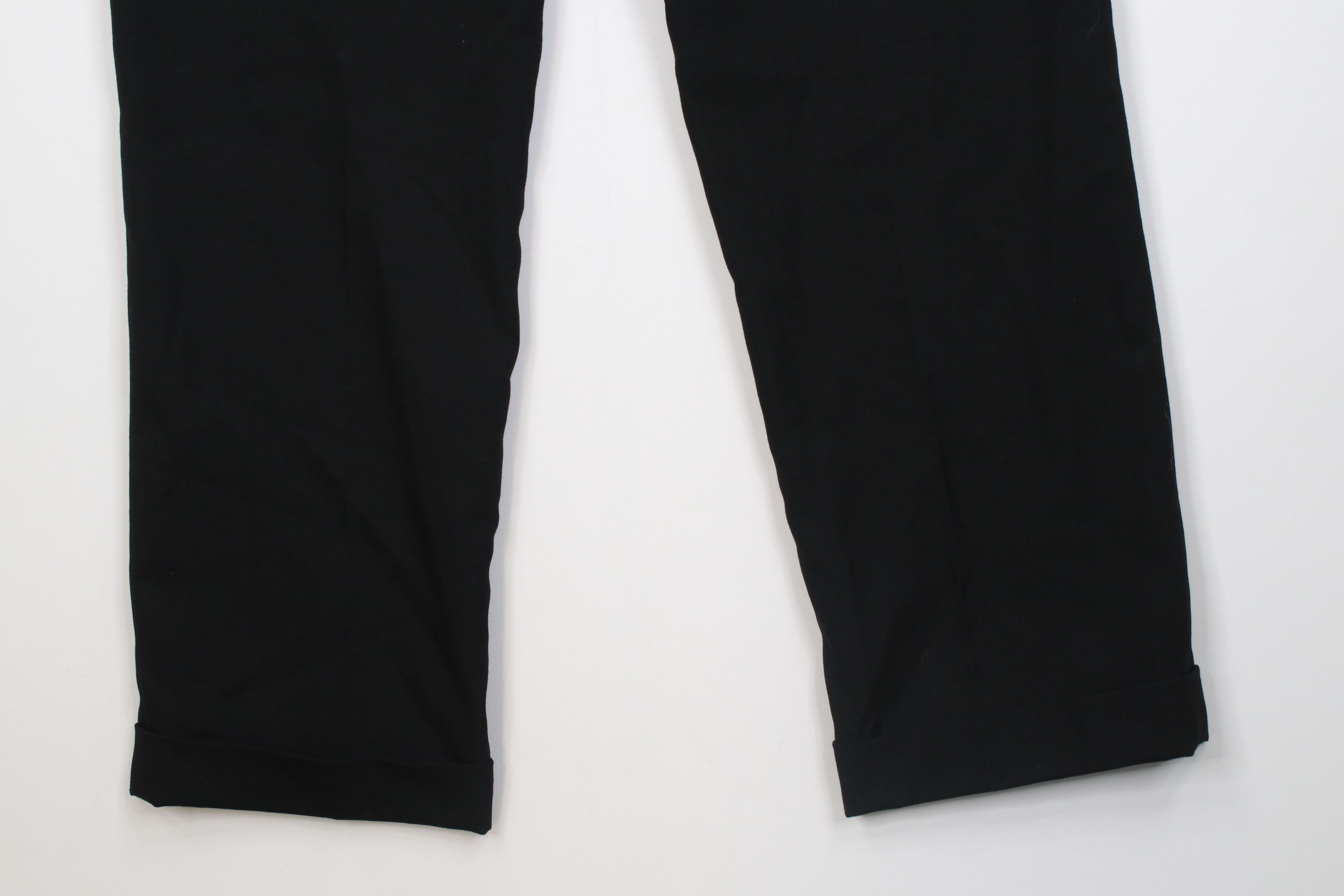 Vintage Vintage 50s 60s Streetwear Wool Knit Chino Pants Black USA Size US 32 / EU 48 - 13 Thumbnail