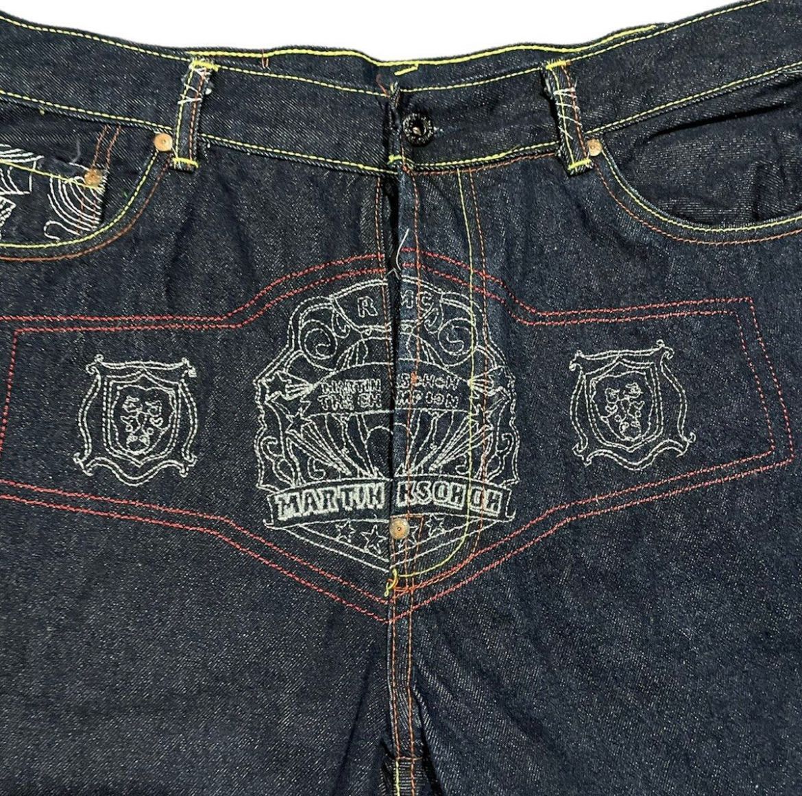 Japanese Brand Martin Ksohoh Jorts RMC Snake Head Embroidery Logo Shorts Size US 36 / EU 52 - 8 Thumbnail