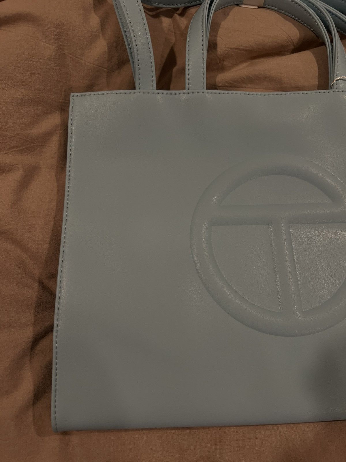 Telfar TELFAR MEDIUM SHOPPING BAG IN POOL BLUE Size ONE SIZE - 6 Thumbnail