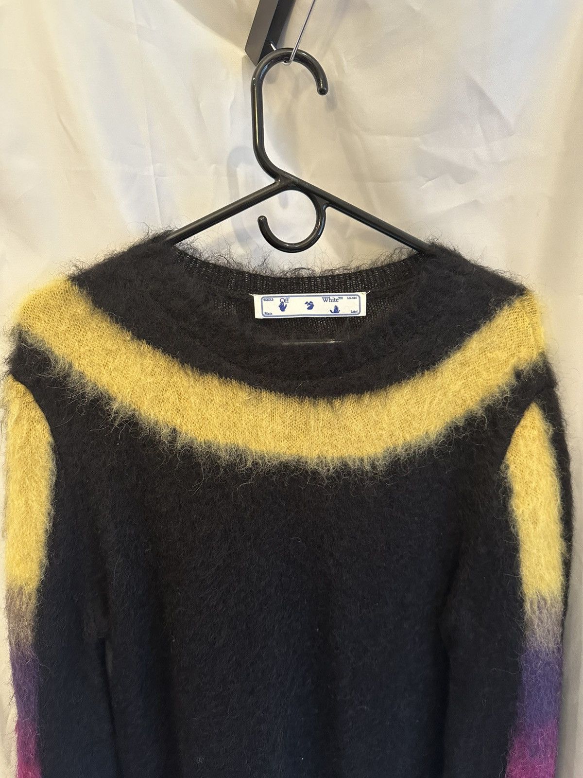 Off-White Off white black sweater Size US L / EU 52-54 / 3 - 3 Thumbnail