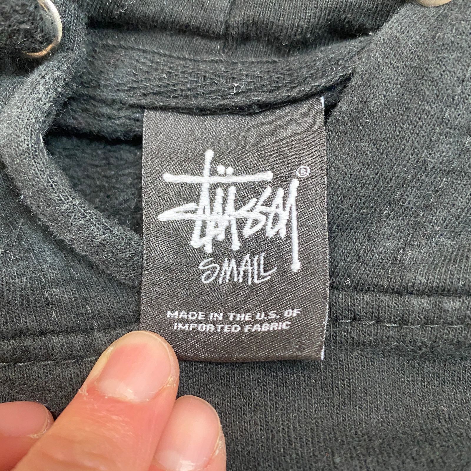 Stussy × Vintage Vintage Stussy 1980 N4 Big Logo Hoodie Mens Small Streetwear Size US S / EU 44-46 / 1 - 5 Thumbnail