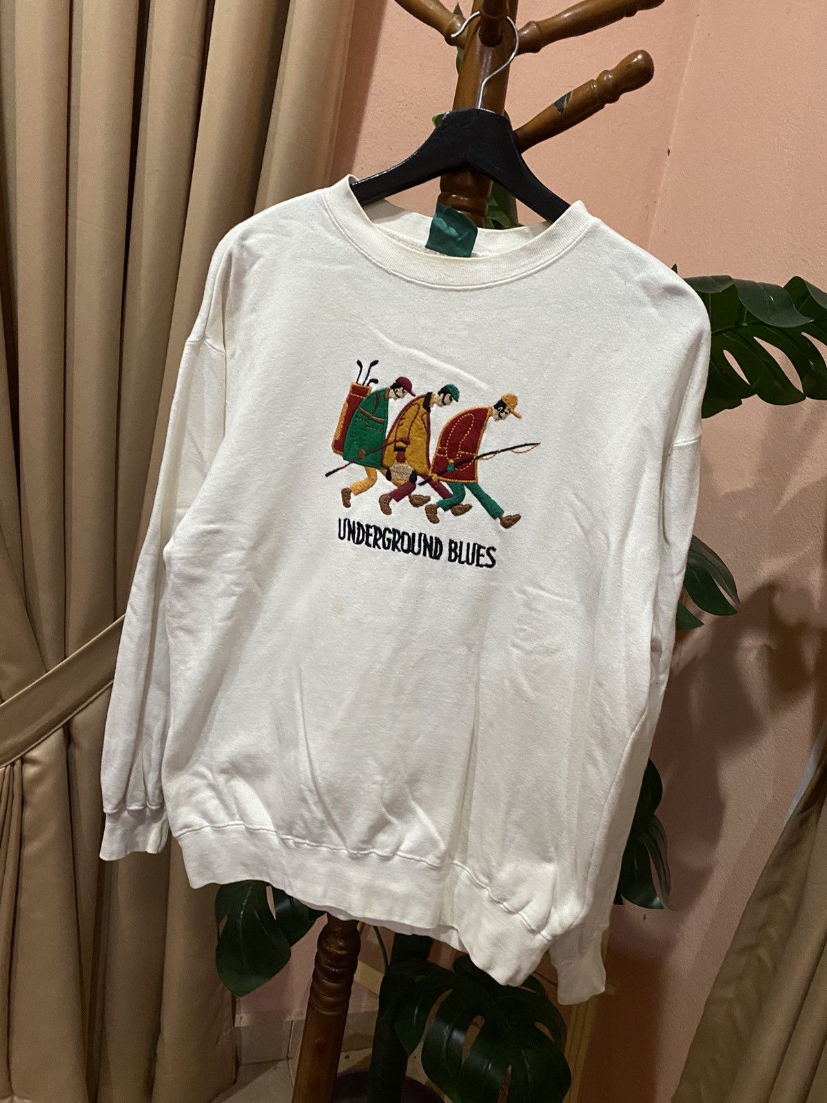 Vintage VINTAGE 90E UNDERGROUND BLUES SWEATSHIRT Size US M / EU 48-50 / 2 - 4 Thumbnail