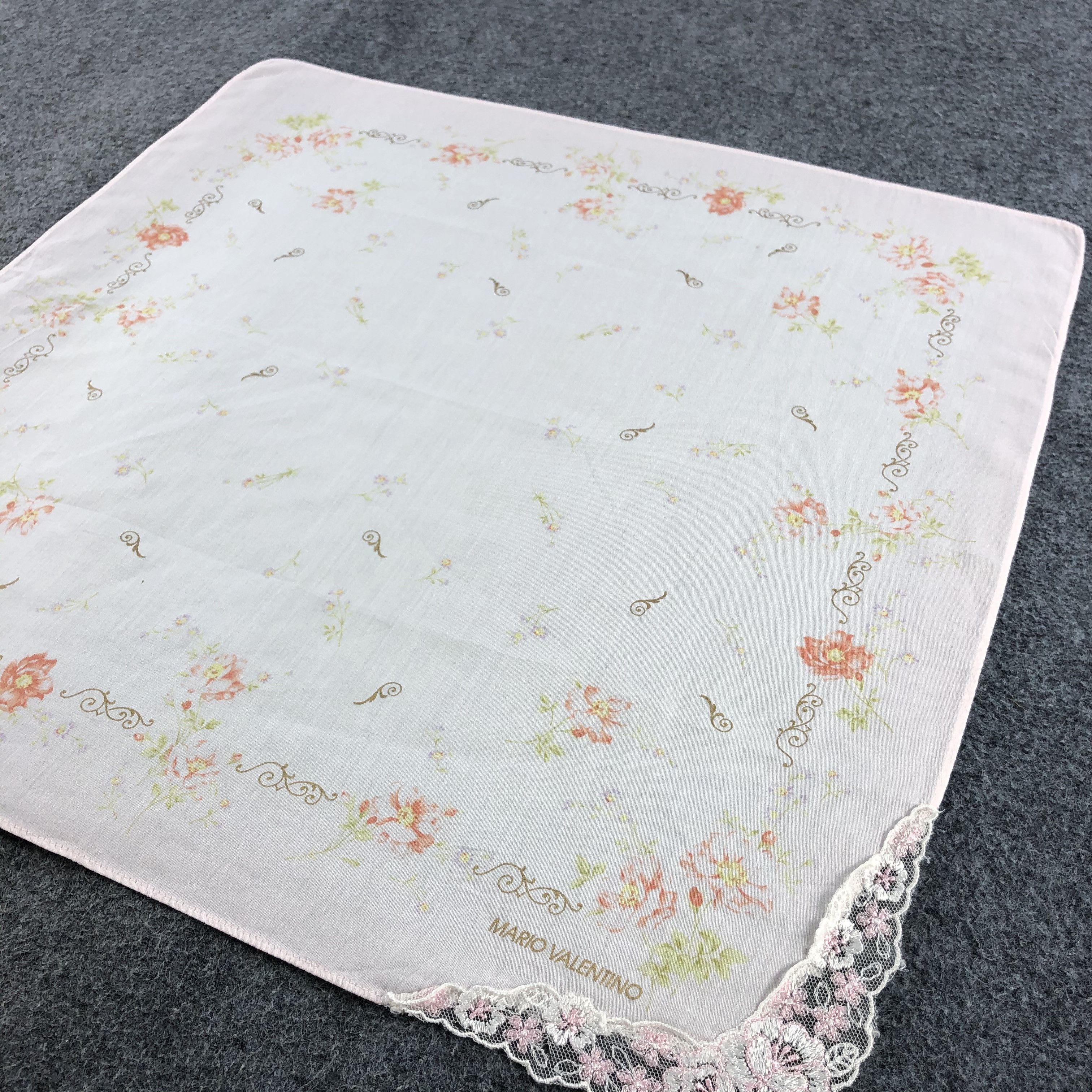 Mario Valentino × Vintage Mario Valentino Handkerchief Neckerchief Bandana H1358 Size ONE SIZE - 4 Thumbnail