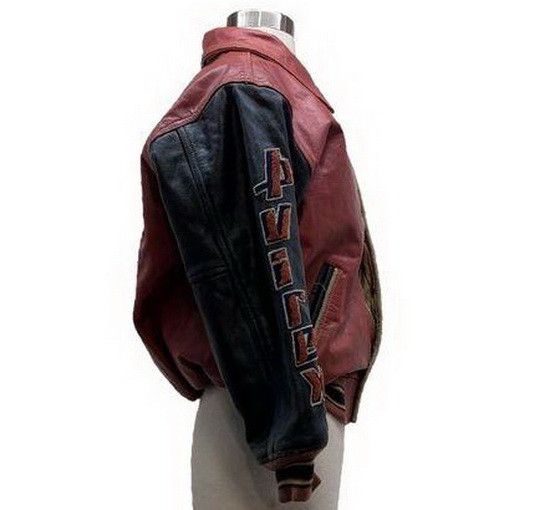 Avirex AVIREX leather jacket, Black Lions, vintage, 90s hip hop XS Size US XS / EU 42 / 0 - 4 Thumbnail