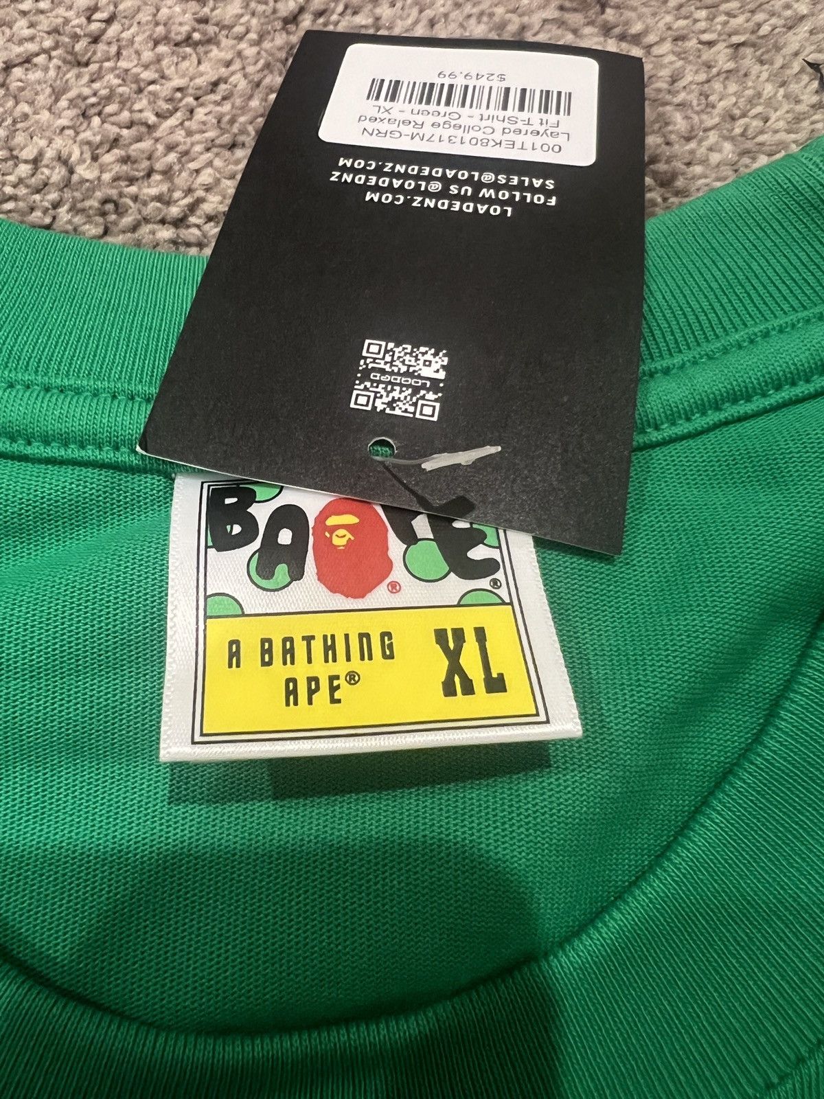 Bape Brand new A Bathing Ape layered college WGM tee XL Size US XL / EU 56 / 4 - 6 Thumbnail