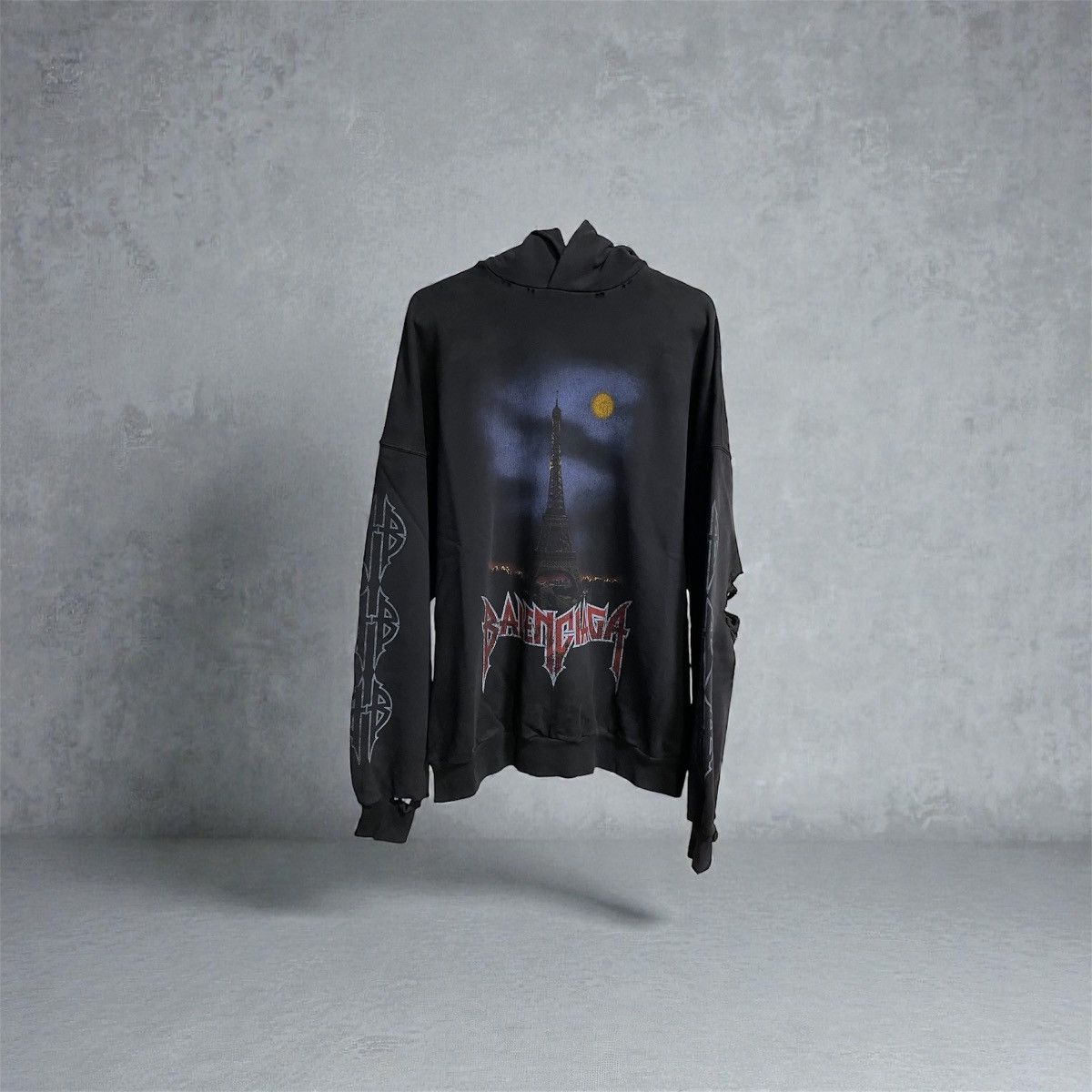 Balenciaga BALENCIAGA 23AW PARIS MOON UPSIDE DOWN DISTRESSED