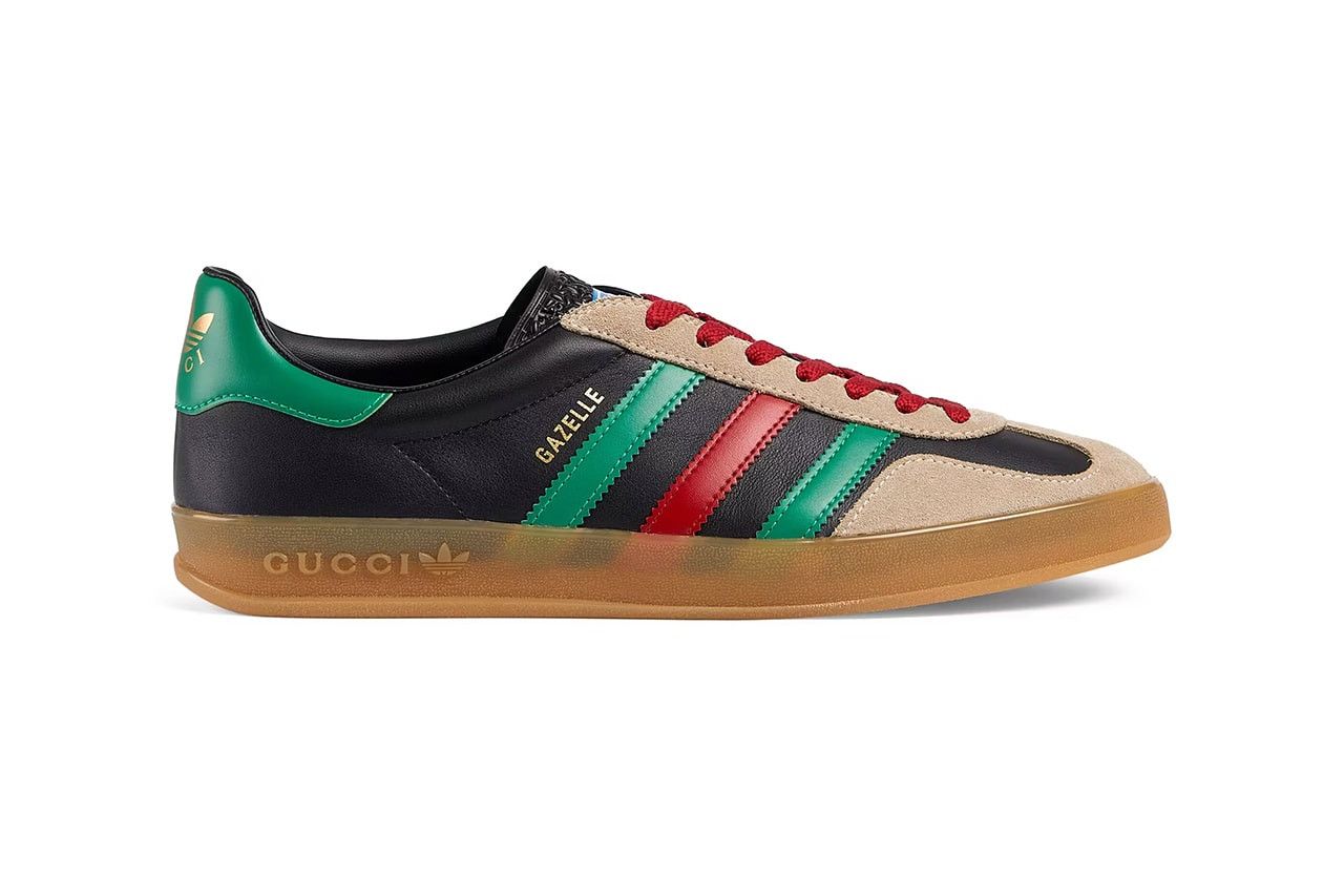 x Adidas Black Gazelle Sneakers