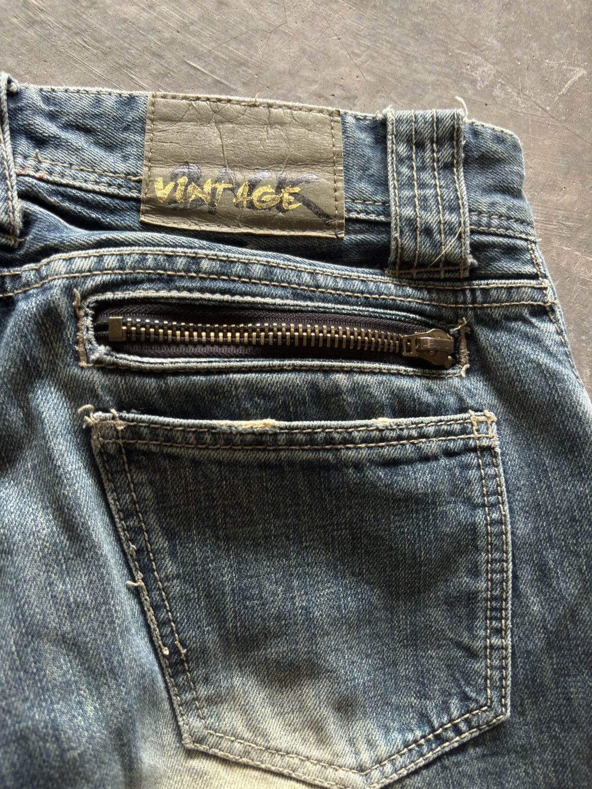 If Six Was Nine BACK VINTAGE japanese denim rusty washed punk grunge style Size US 32 / EU 48 - 14 Thumbnail