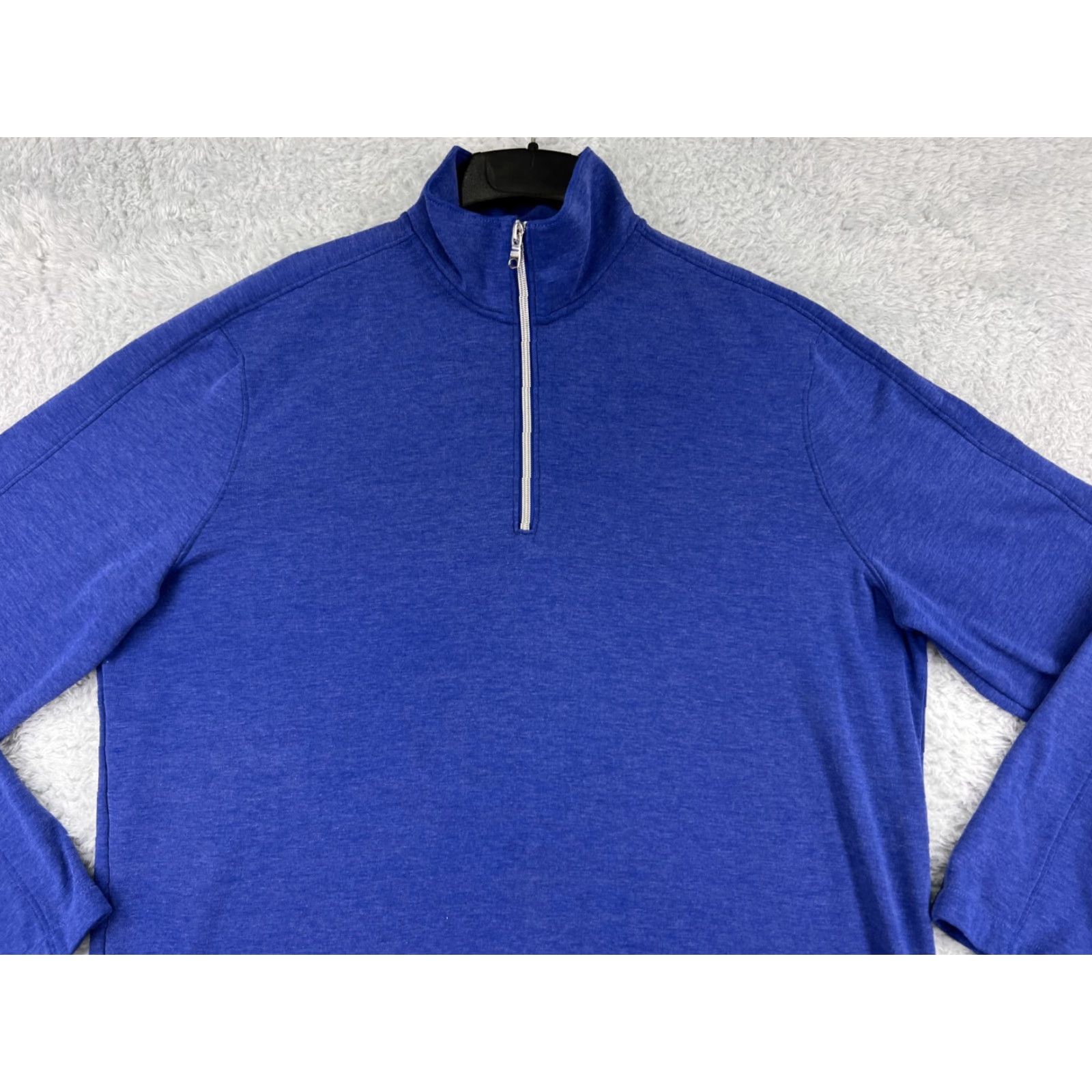 Banana Republic Banana Republic Mens 1/4 Zip Sweater XL Blue Casual Shirt Pullover Knit Mock Neck"} Size US XL / EU 56 / 4 - 3 Thumbnail