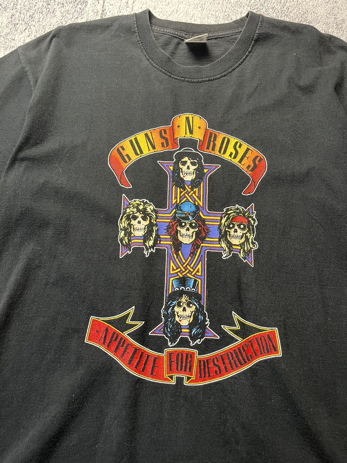 Band Tees GNR Appetite For Distruction Promo Cross T shirt Y2K tee L Size US L / EU 52-54 / 3 - 11 Thumbnail