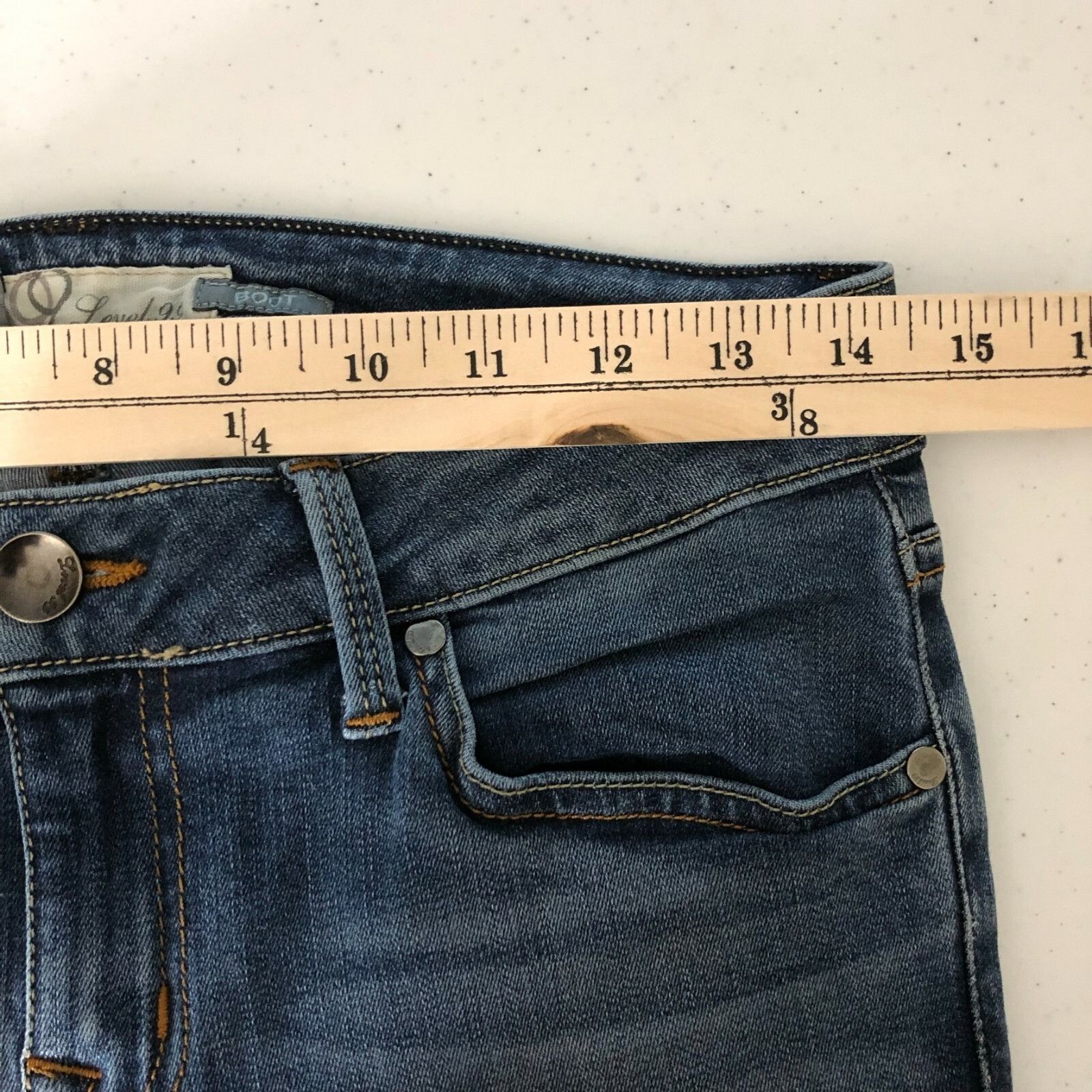 Other Level 99 Womens Jeans Boot Cut Medium Wash Stretch Size 28 Size 28" / US 6 / IT 42 - 8 Thumbnail