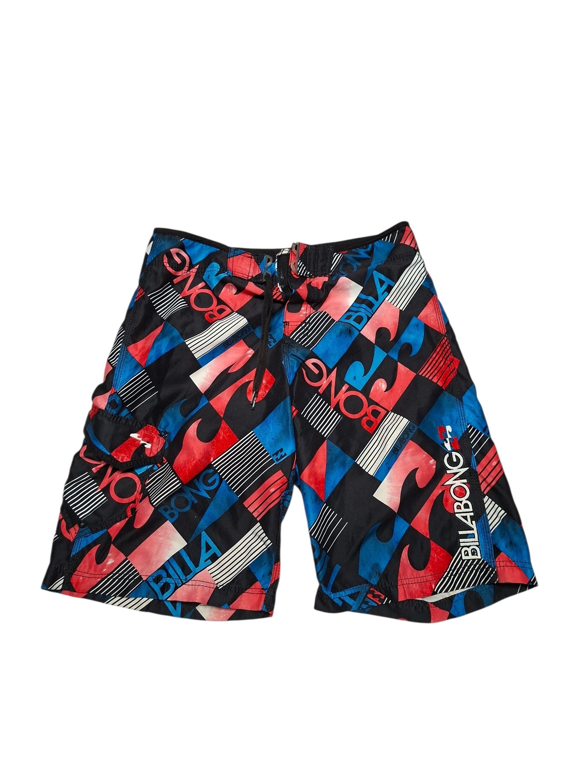 Billabong BILLABONG VINTAGE MONOGRAM SURF STYLE SHORTS Size US 33 - 1 Thumbnail