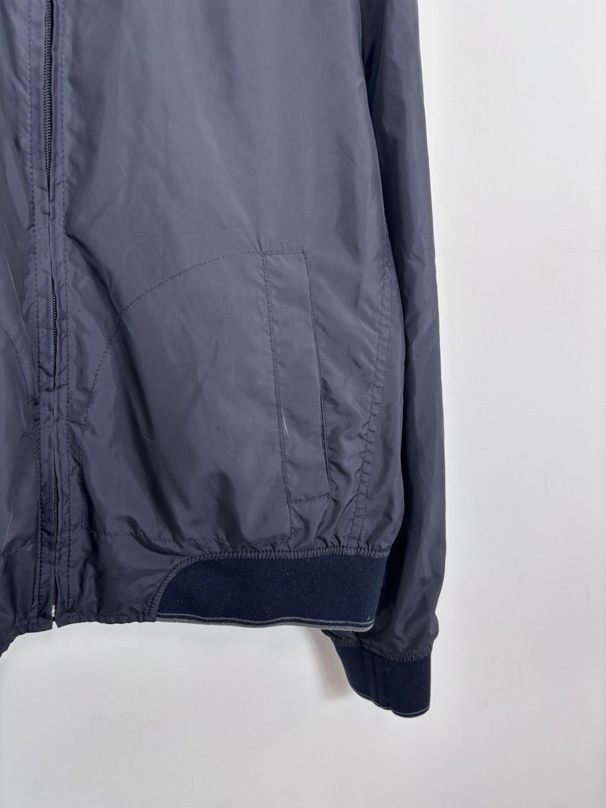 Corneliani Corneliani ID Men’s Eden Navy Blue Full Zip Bomber Jacket Size US L / EU 52-54 / 3 - 6 Thumbnail