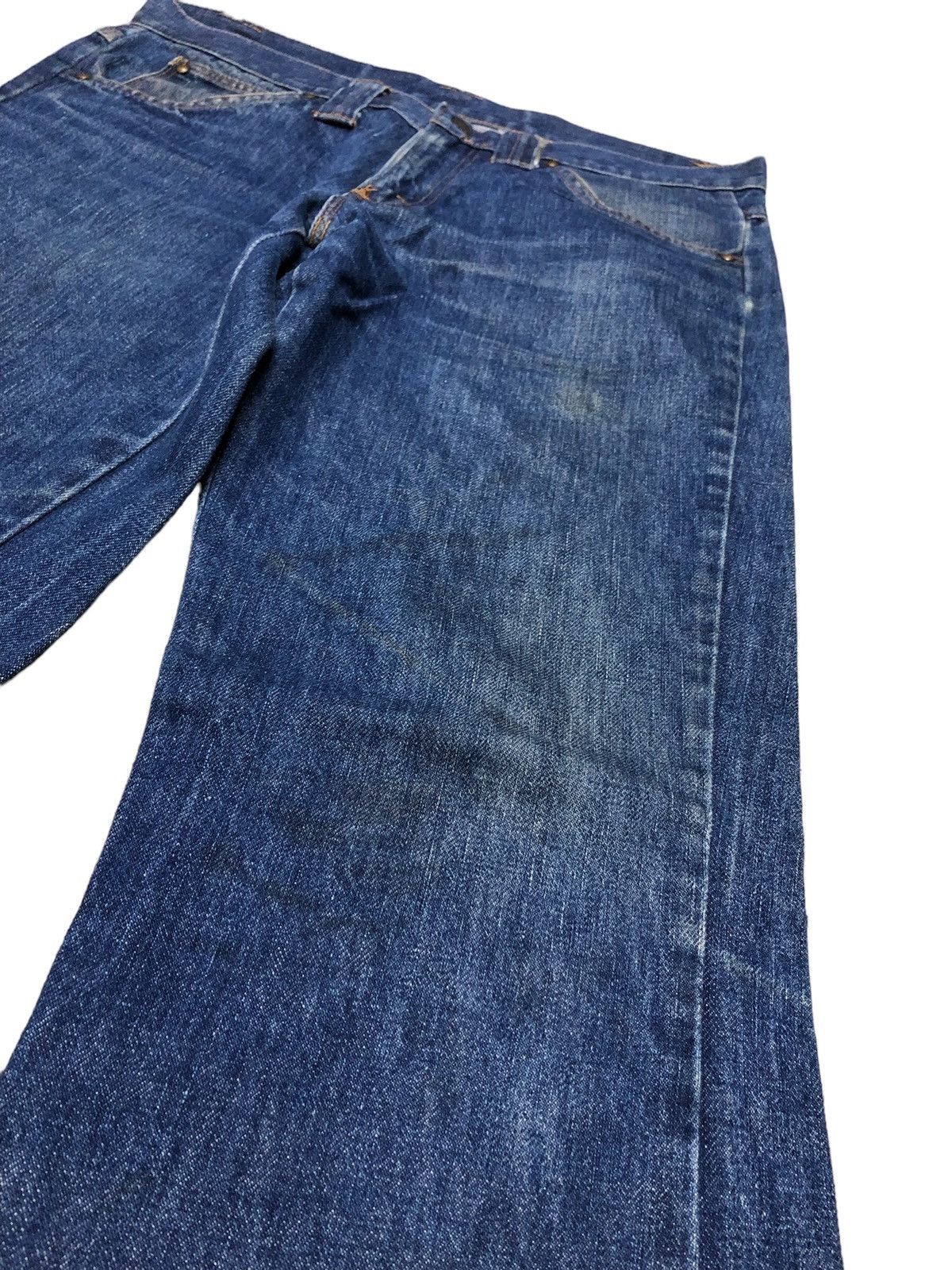 Vintage FLARED‼️‼️VINTAGE H.I.S DENIM Size US 32 / EU 48 - 6 Thumbnail