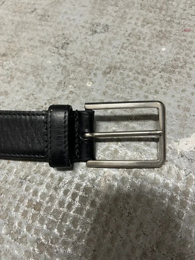 Prada × Vintage Prada Black Leather Belt Size ONE SIZE - 7 Thumbnail