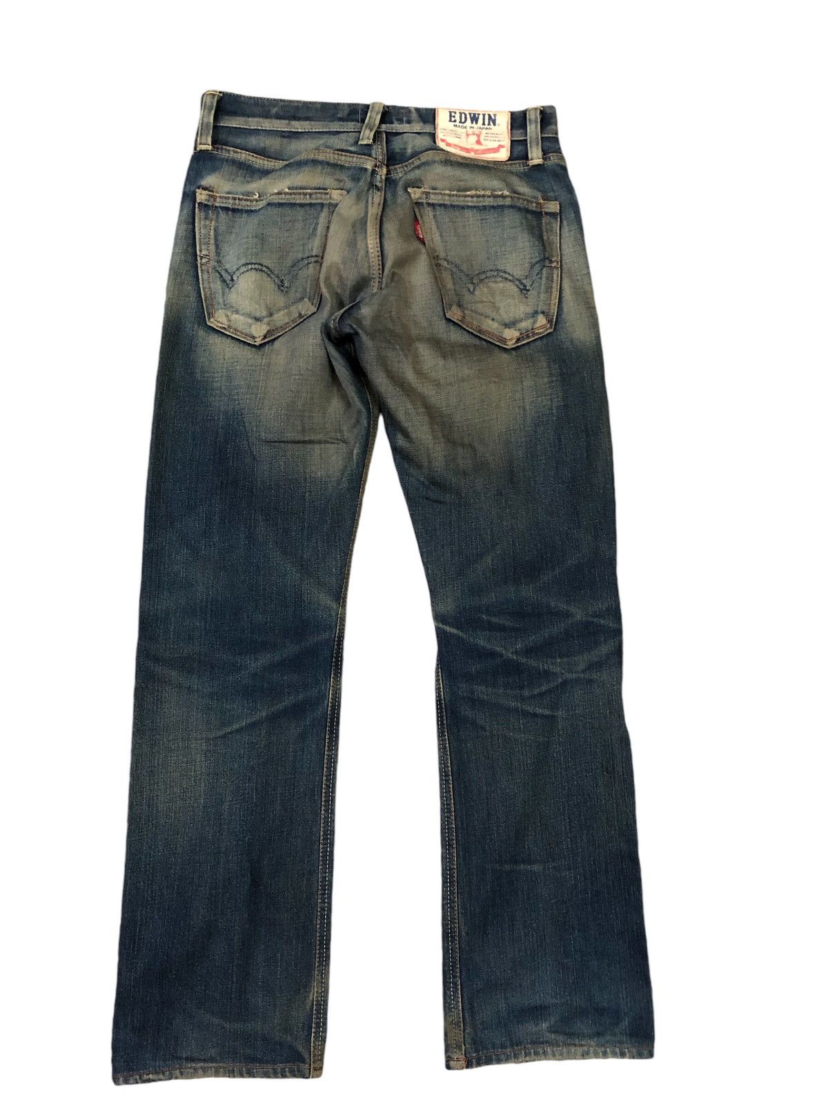 If Six Was Nine × Japanese Brand × Le Grande Bleu (L.G.B.) Scandal Rusty Mud Max Denim pants Size US 31 - 5 Thumbnail