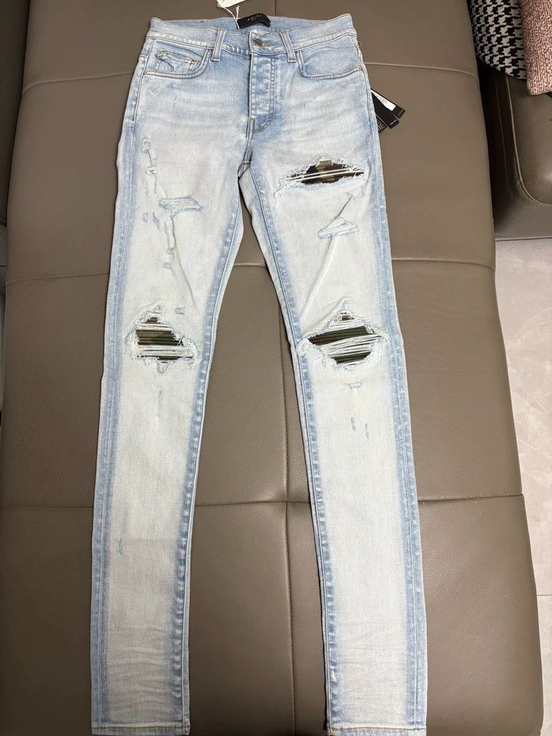 Amiri Amiri camouflage patch jeans Size US 29 - 1 Thumbnail