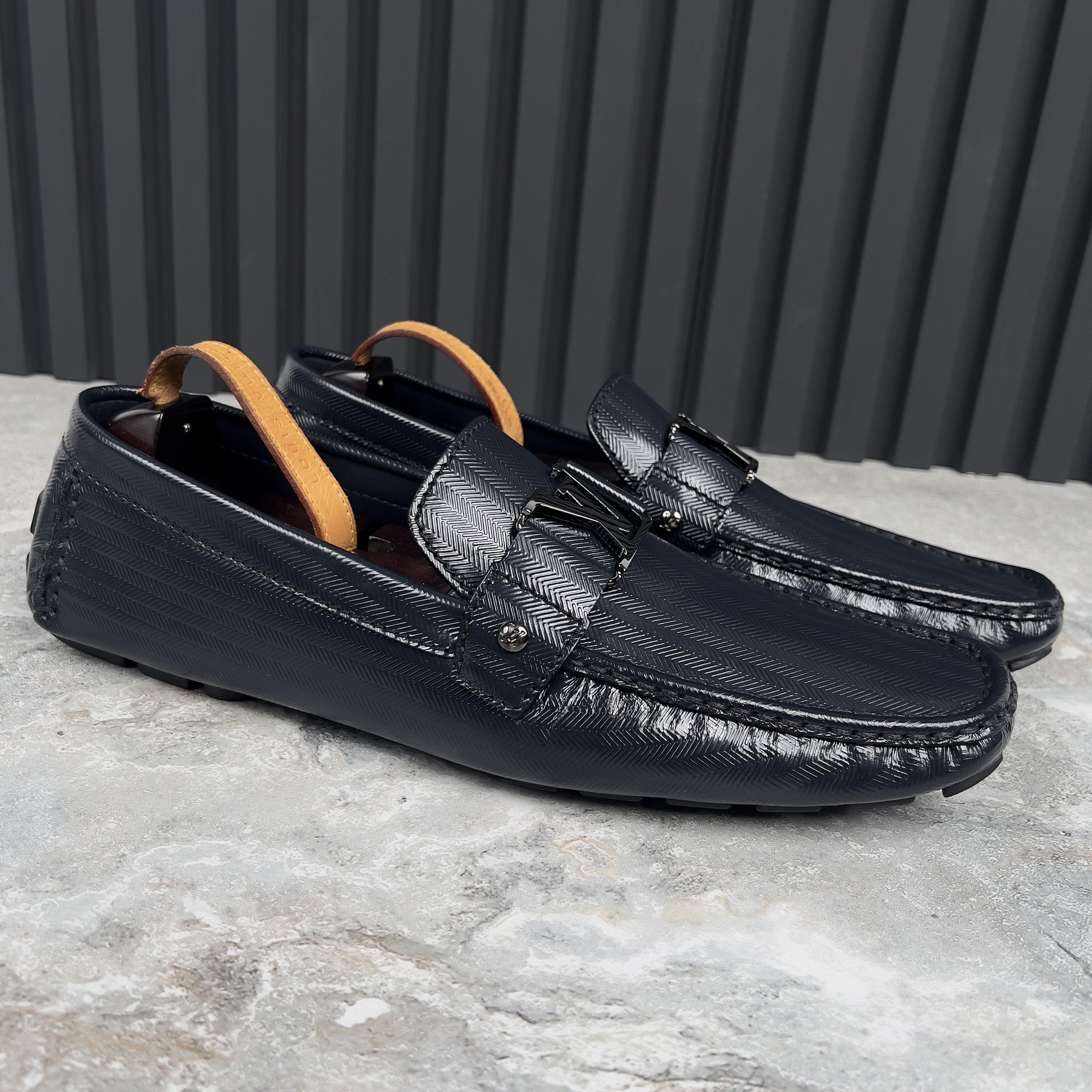 Louis Vuitton Louis Vuitton Monte Carlo Moccasins Glazed Leather Size US 12.5 / EU 45-46 - 7 Thumbnail