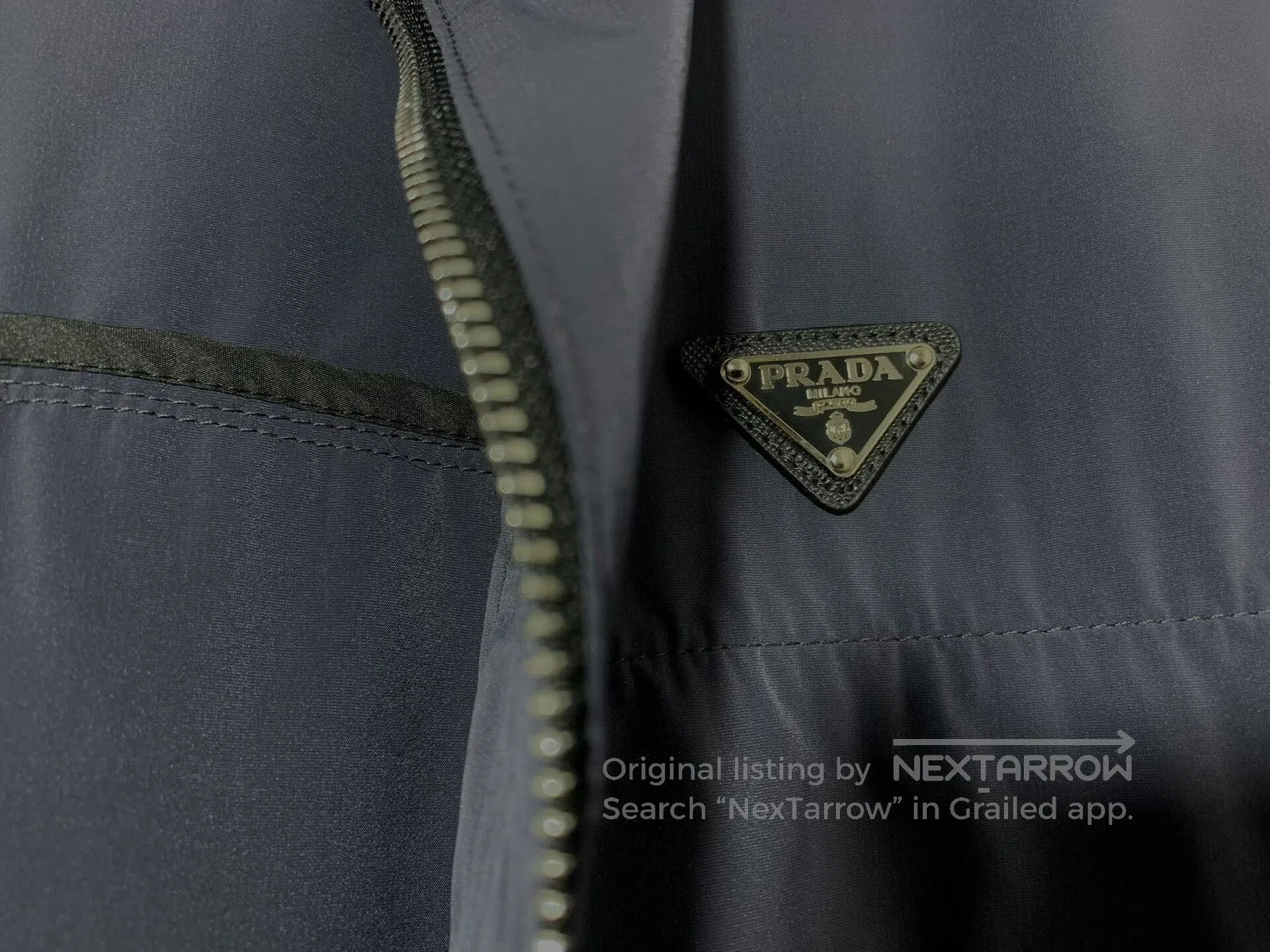 Prada PRADA Men's Hooded Windbreaker Coat. Size US M / EU 48-50 / 2 - 3 Thumbnail