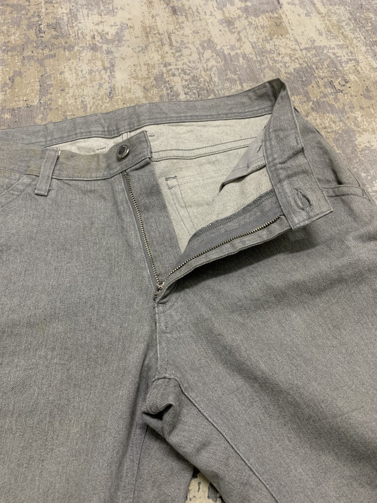 Japanese Brand Japanese Monkey Time Grey Check Pants Undercover Style Size US 33 - 4 Thumbnail