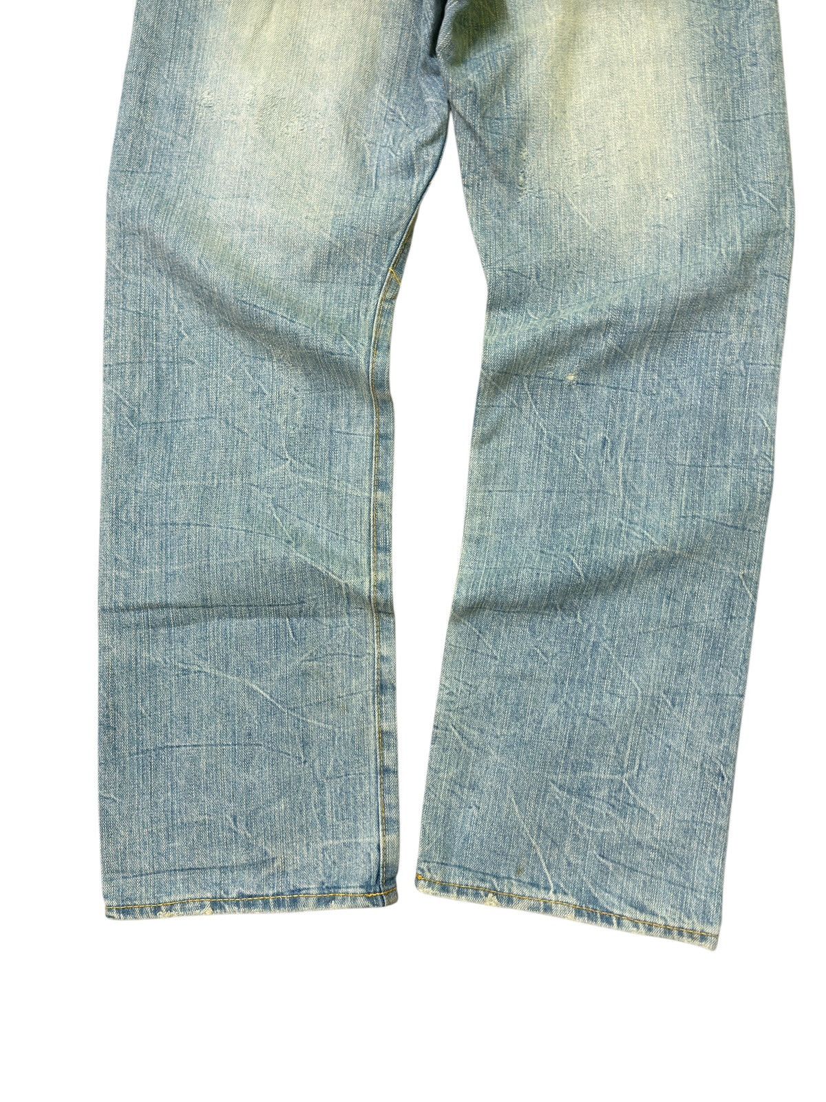 Japanese Brand Vintage COCOLULU Printed logo Distressed Acid Wash Denim Size US 31 - 14 Thumbnail