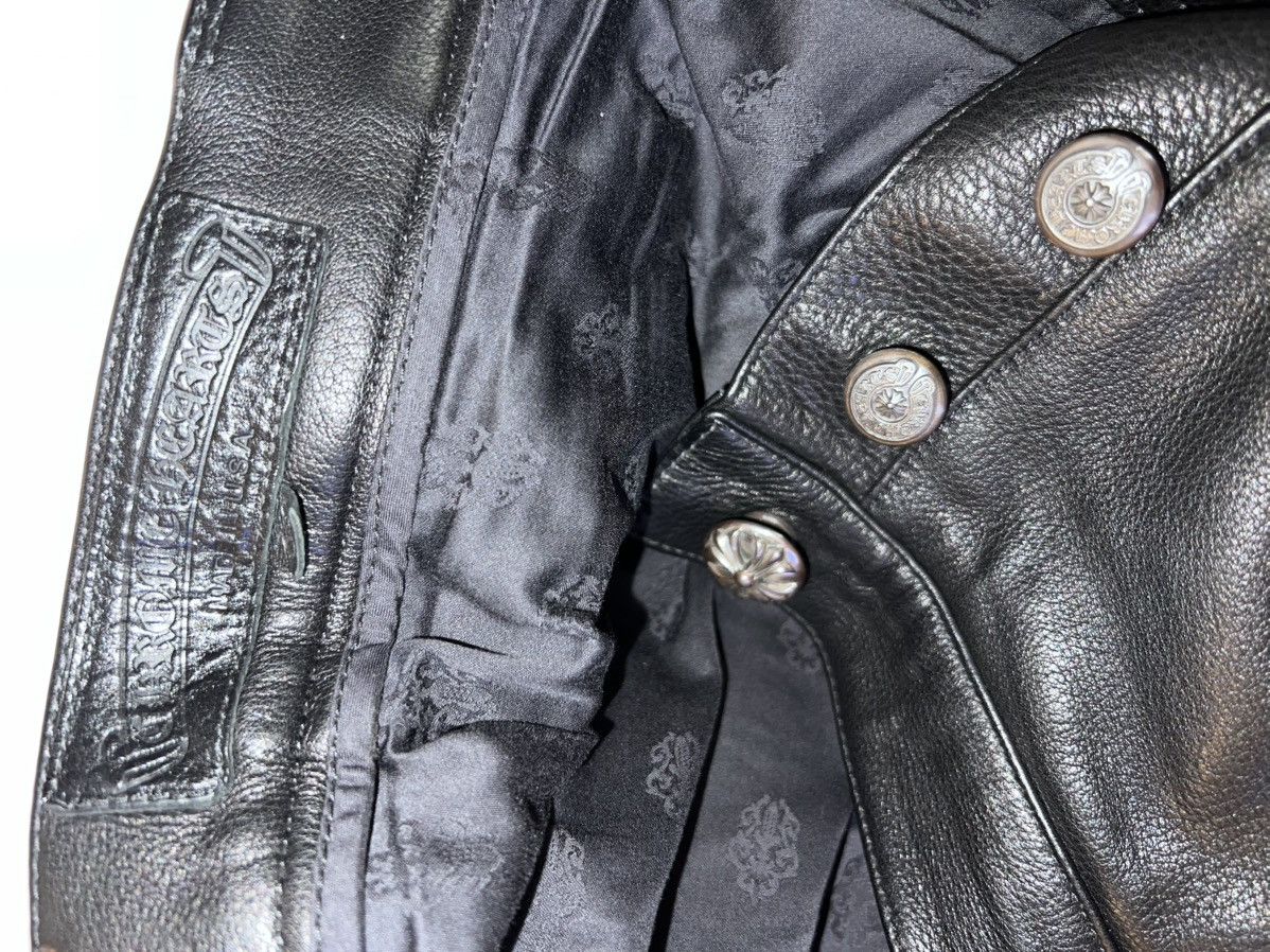 Chrome Hearts Chrome Hearts Double Knee Carpenter Leather Pants Size US 36 / EU 52 - 13 Thumbnail