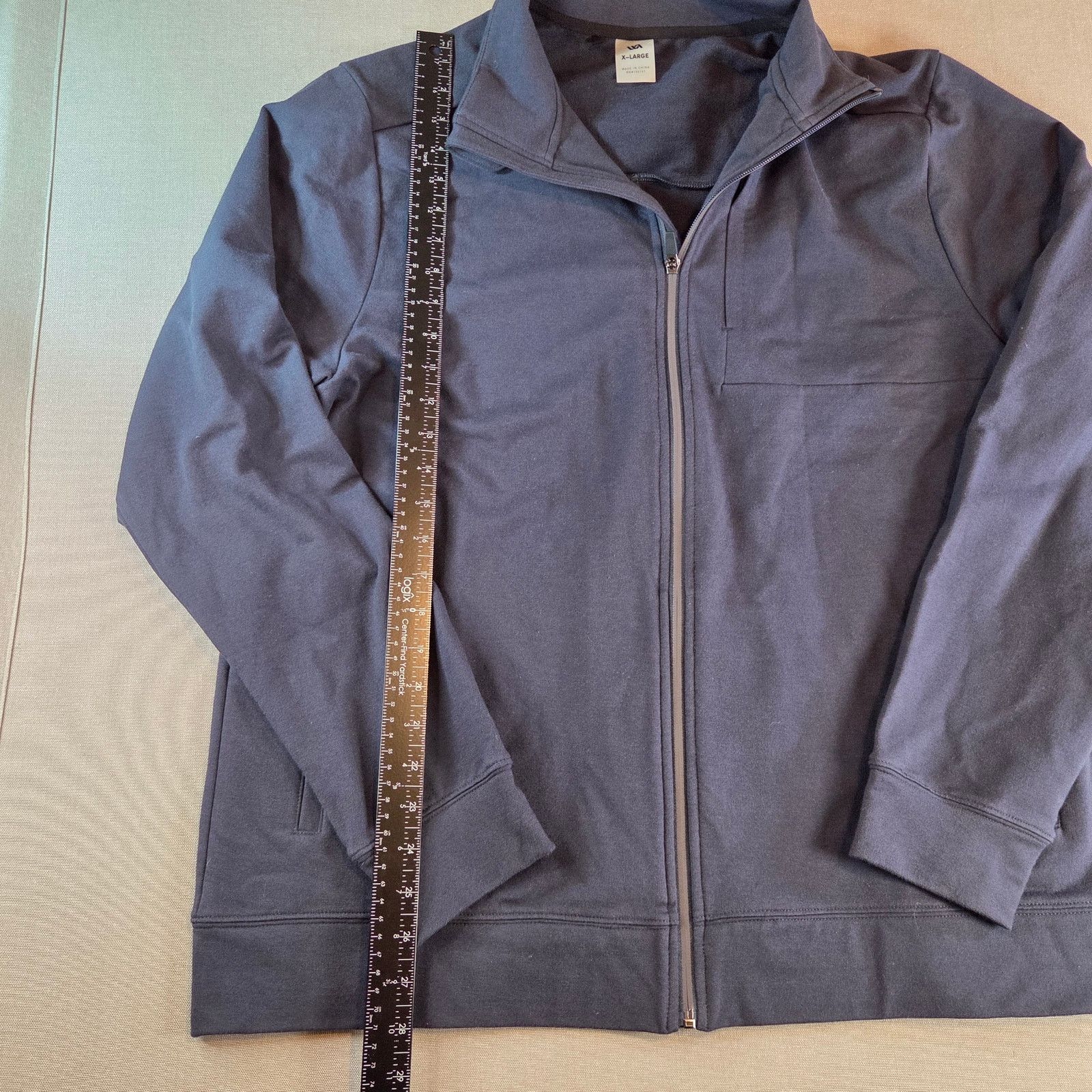 RVCA RVCA Full Zip Jacket XL Navy Cotton Blend Logo Streetwear Size US XL / EU 56 / 4 - 6 Thumbnail