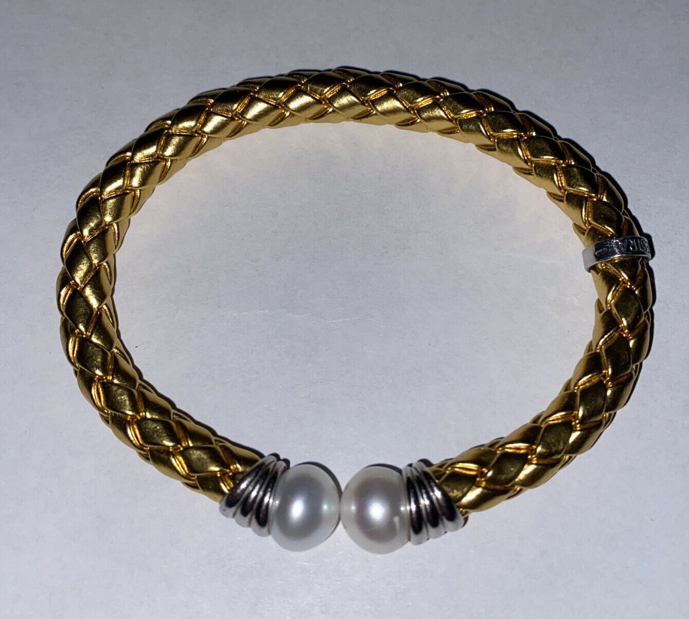Other Pietro Balestro Gold Colored Bracelet Silver Piece Pearl Size ONE SIZE - 1 Thumbnail