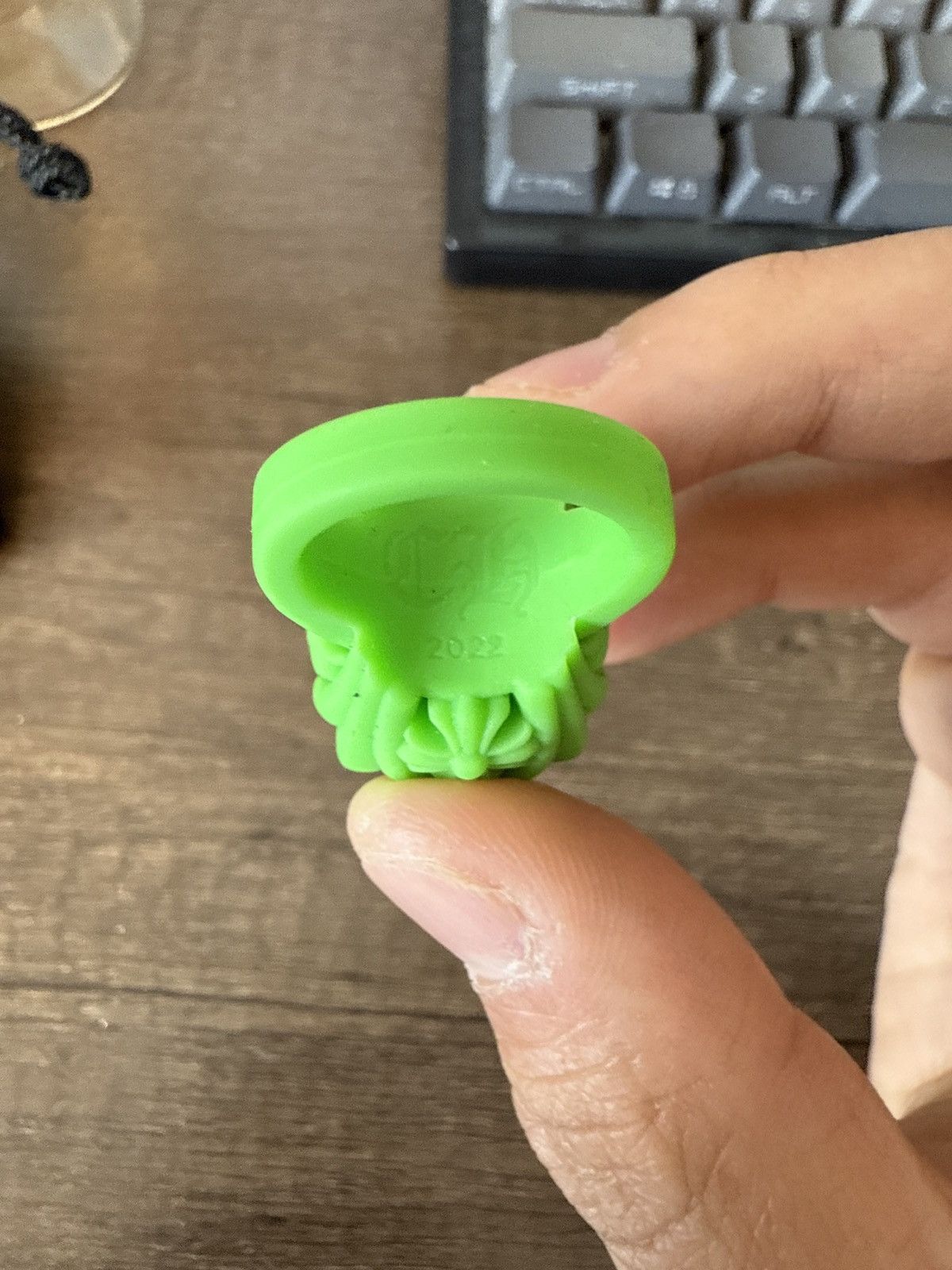 Chrome Hearts one size green silicone ring Size ONE SIZE - 2 Thumbnail