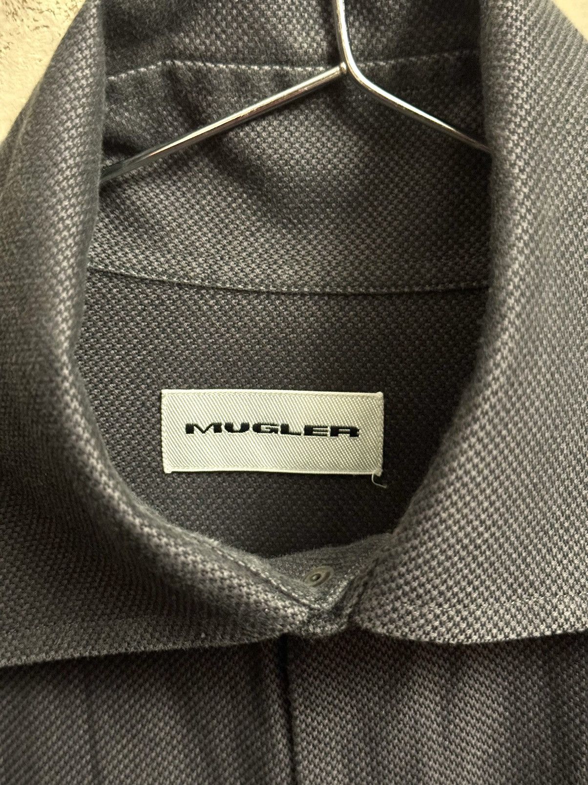 Mugler mugler vintage shirt 40 men Size US M / EU 48-50 / 2 - 2 Thumbnail