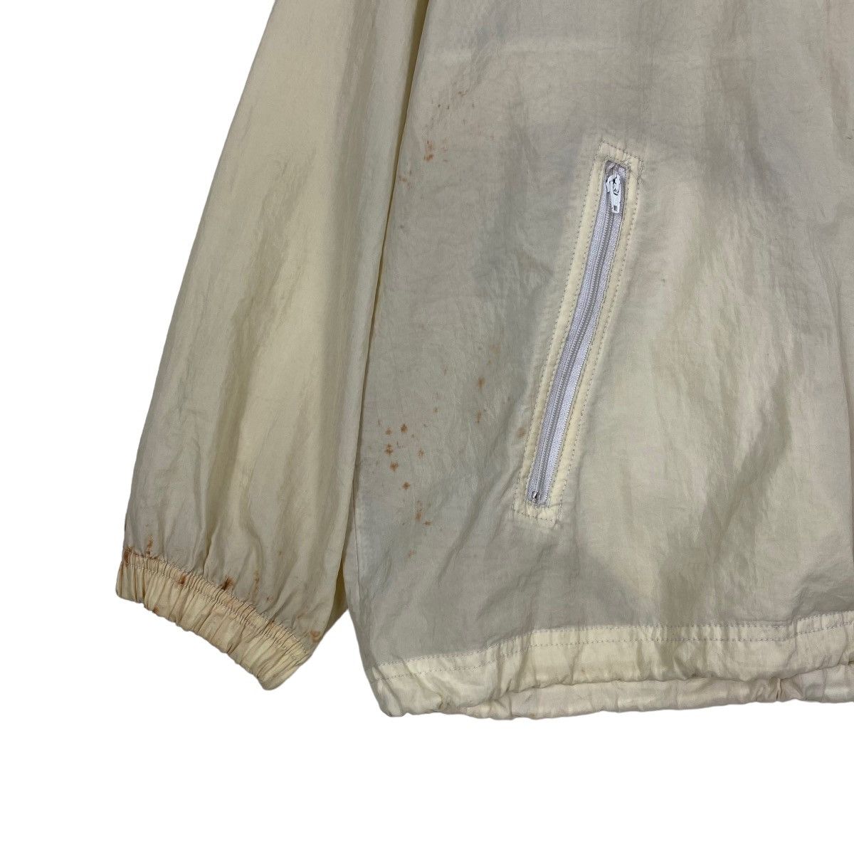 Japanese Brand Vintage 90s Nike Big Swoosh Light Zipper Jacket Size US M / EU 48-50 / 2 - 8 Thumbnail
