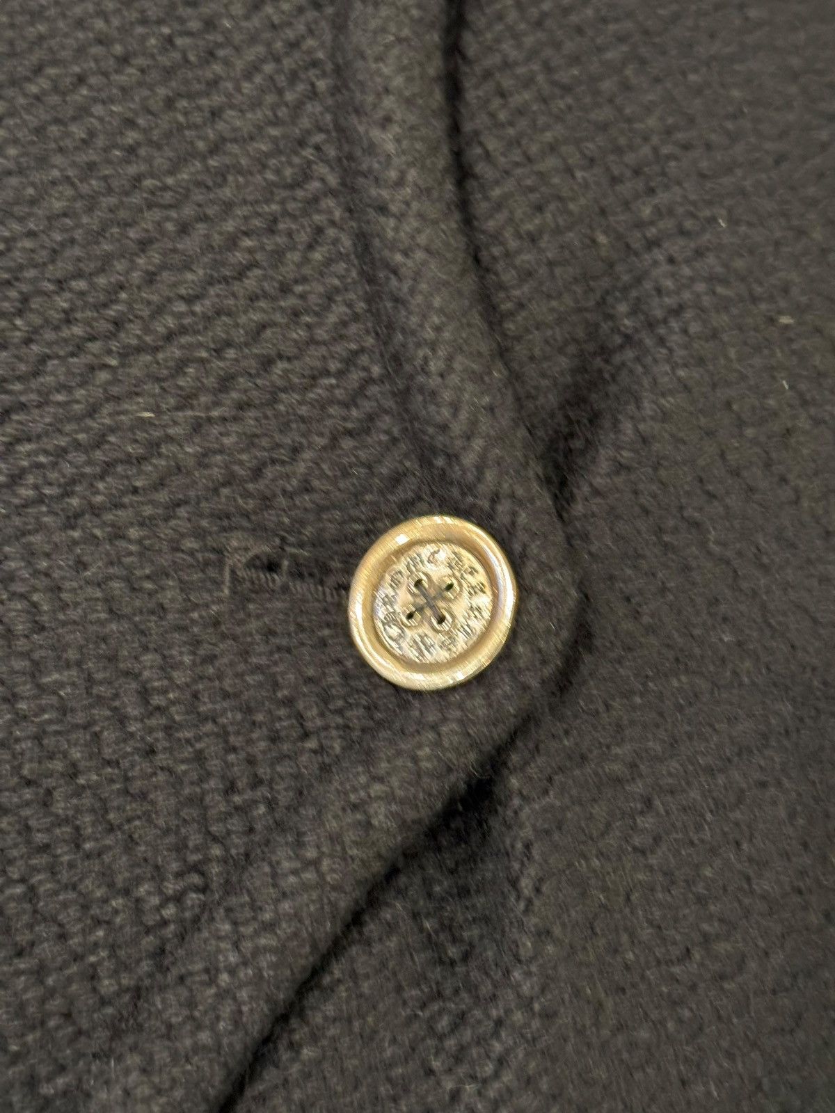 Chrome Hearts Black / Brown Cashmere Mini Plus Pillow w/ Silver Buttons Size ONE SIZE - 6 Thumbnail