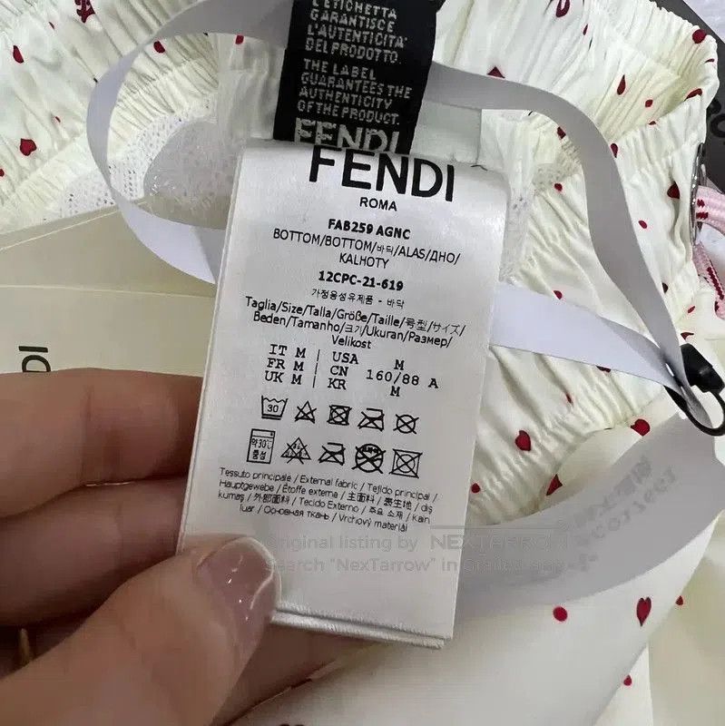 Fendi Fendi Summer White Cotton Women's Shorts . Size 26" / US 2 / IT 38 - 4 Thumbnail