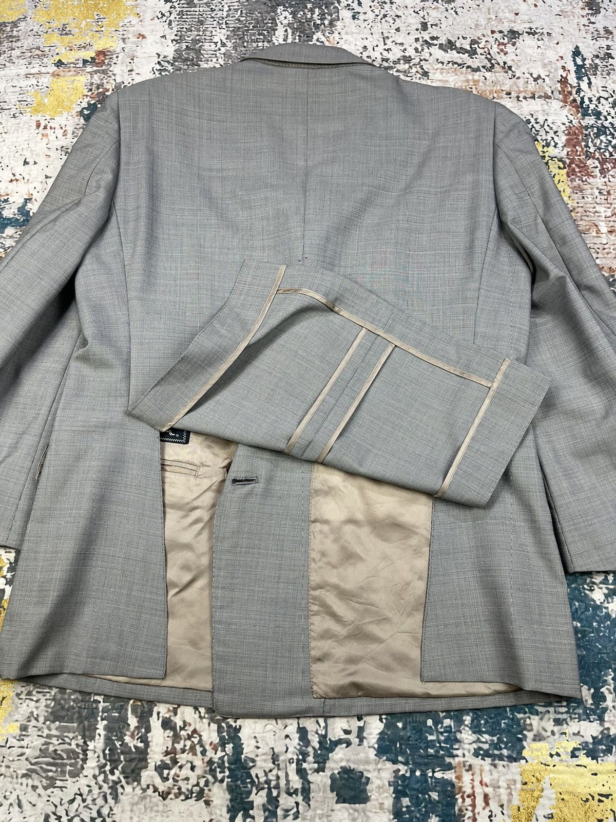 Burberry Vintage Burberrys Monogram Button Peak Lapel Blazer Size US M / EU 48-50 / 2 - 10 Thumbnail
