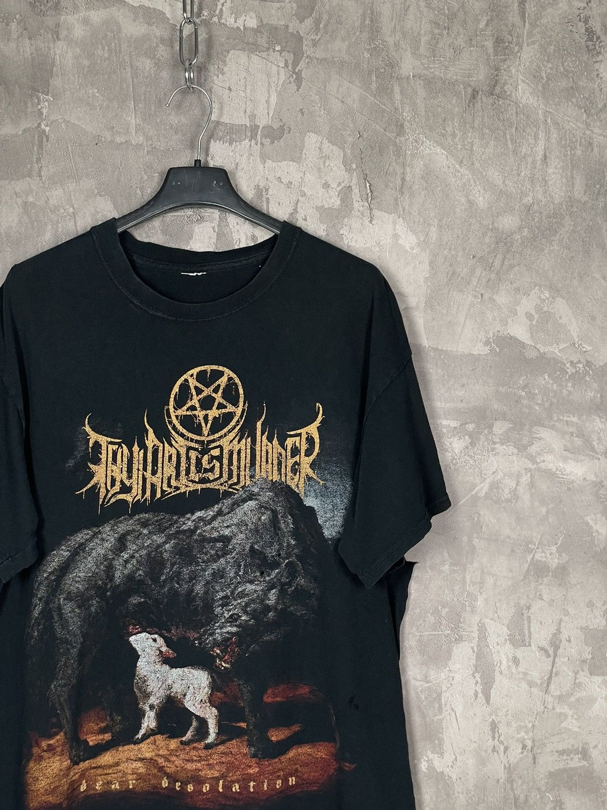 Band Tees × Vintage Vintage Punk Trashed THY ART IS MURDER Rare Band T shirt Size US M / EU 48-50 / 2 - 4 Thumbnail