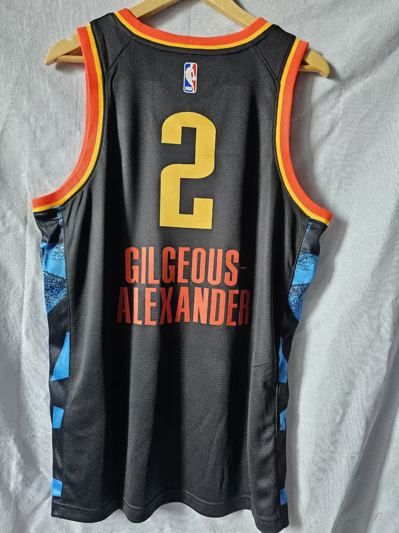 NBA Thunder #2 Gilgeous-Alexander Jersey City Edition Size US M / EU 48-50 / 2 - 2 Thumbnail