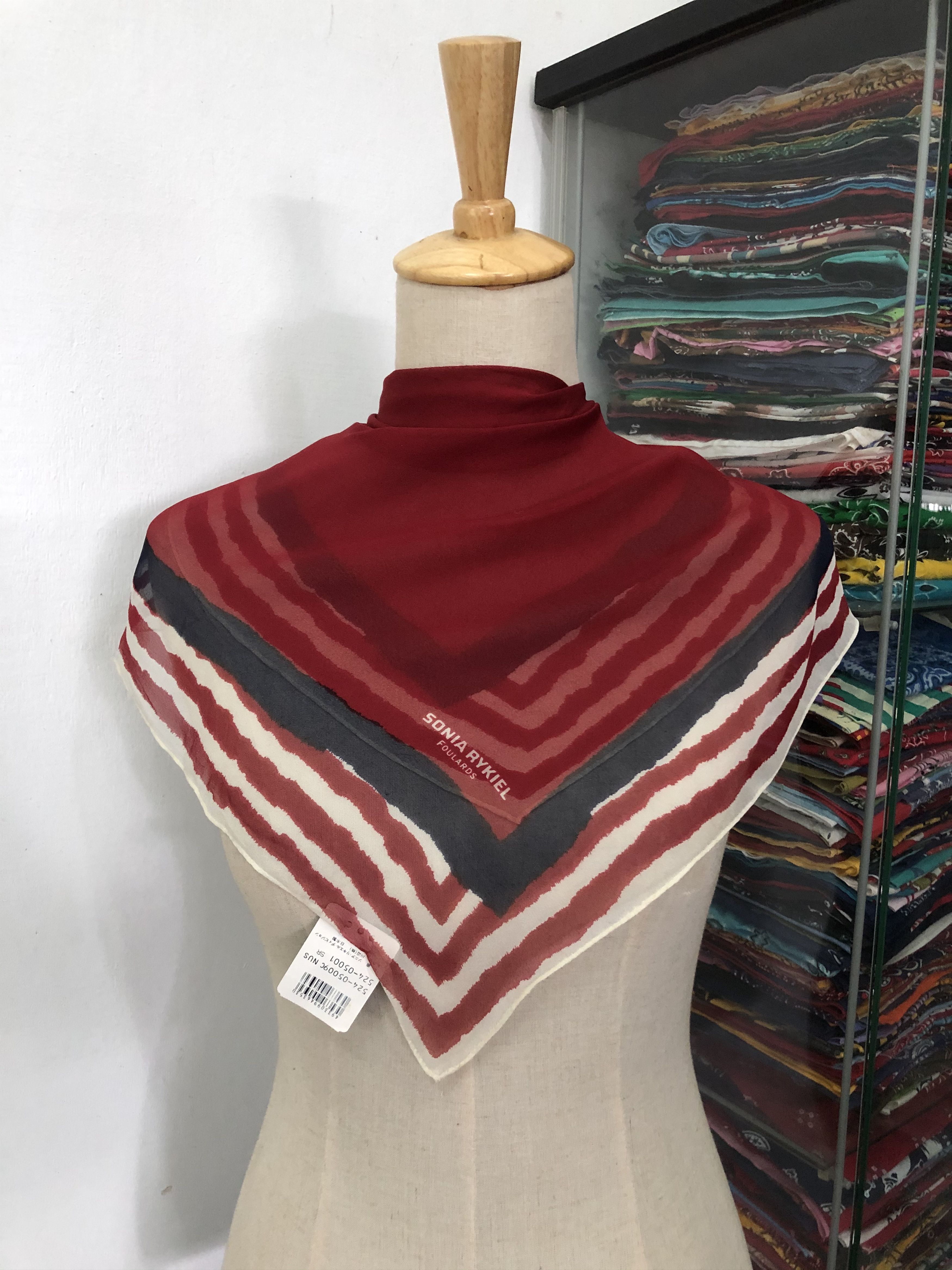 Sonia Rykiel × Vintage Vintage Sonia Rykiel Silk Scarf Size ONE SIZE - 1 Thumbnail