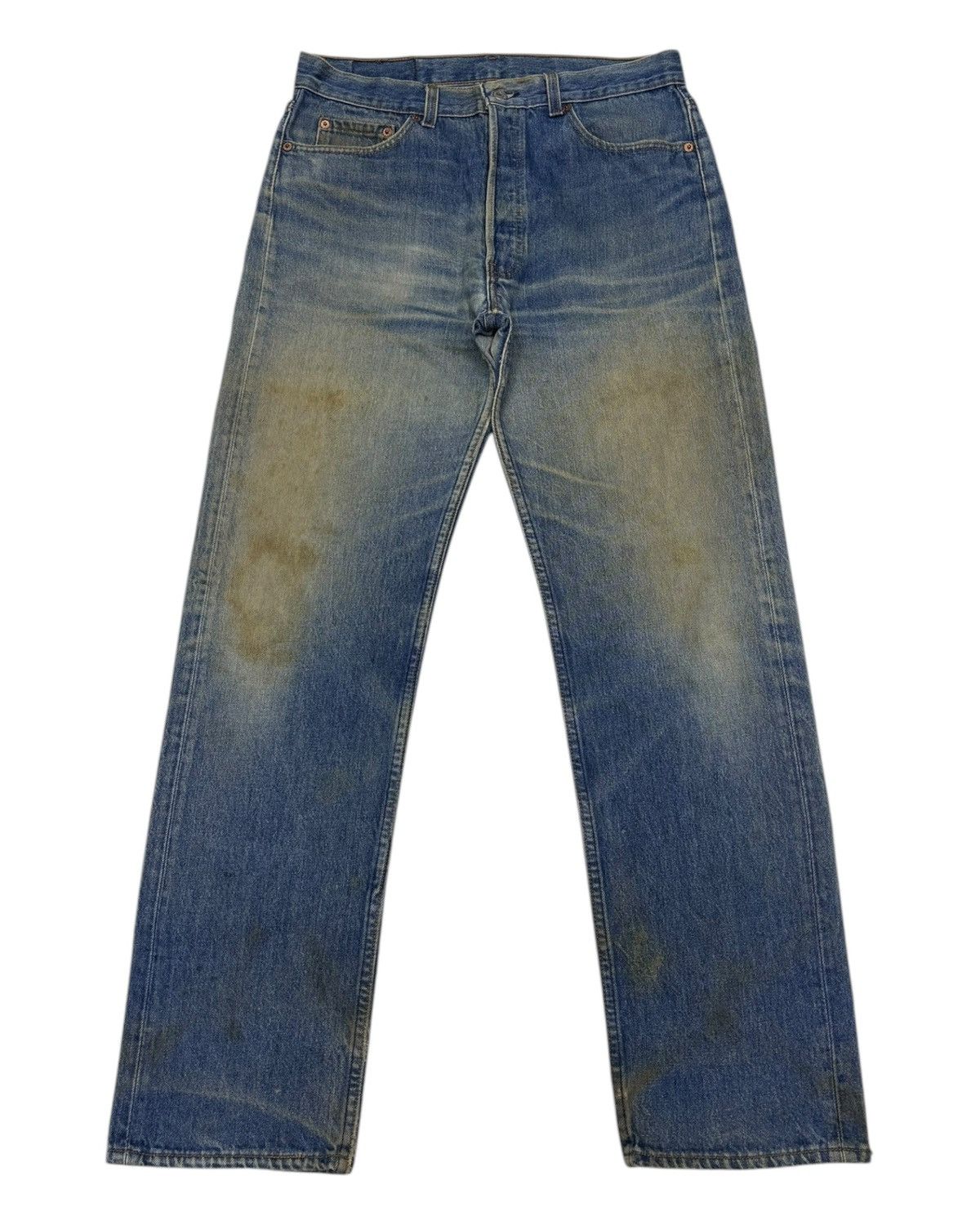JNCO × Levi's 🔥VTG LEVIS 501 MADE IN USA FADED DISTRESSED DENIM JEANS Size US 34 / EU 50 - 7 Thumbnail