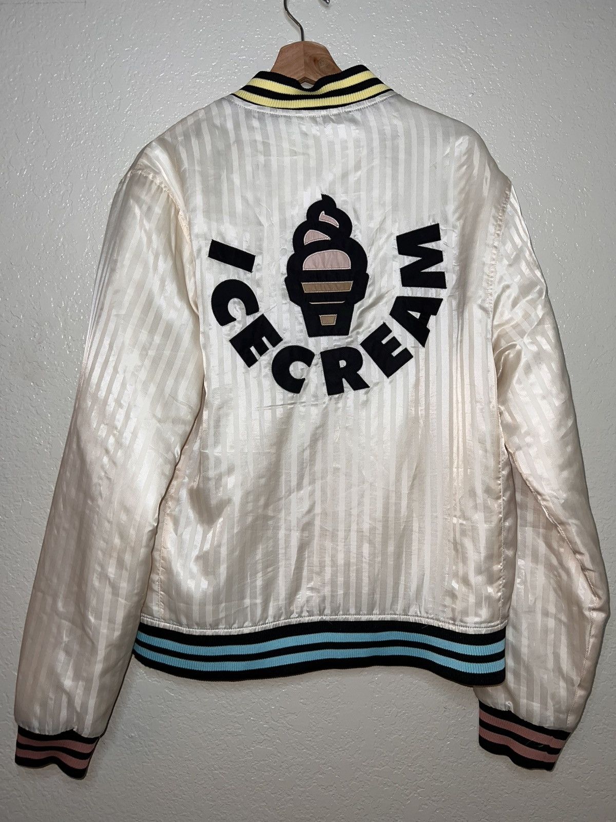 Icecream SS22 Icecream Mamba Denim Jacket Blue Wash sizer XL B23