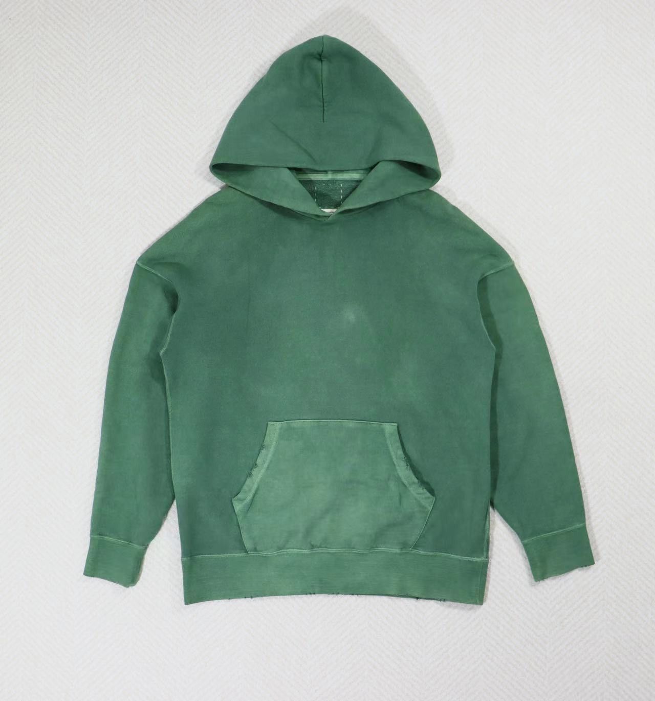 image of Visvim 20Ss Jumbo Hoodie P.o. (Uneven Dye） in Green, Men's (Size Small)