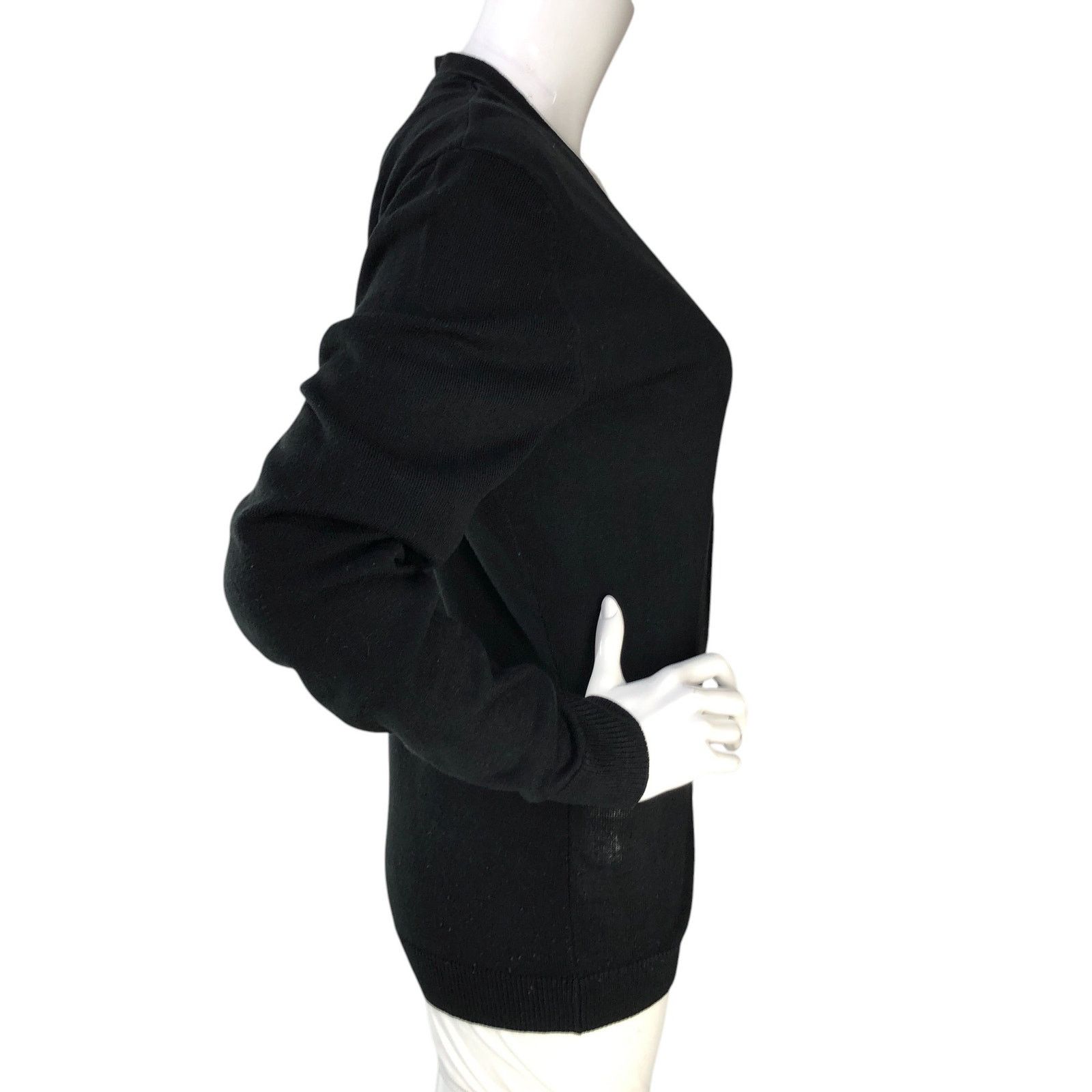 River Island River Island Size S Cardigan Grandpa Sweater Knit Black Size S / US 4 / IT 40 - 9 Thumbnail