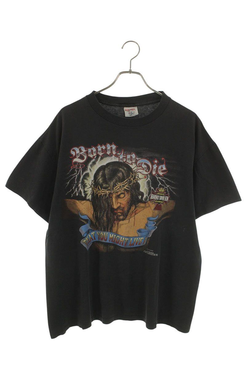 Vintage Vintage 1991 Born to Die Jesus Christ Harley Style t shirt