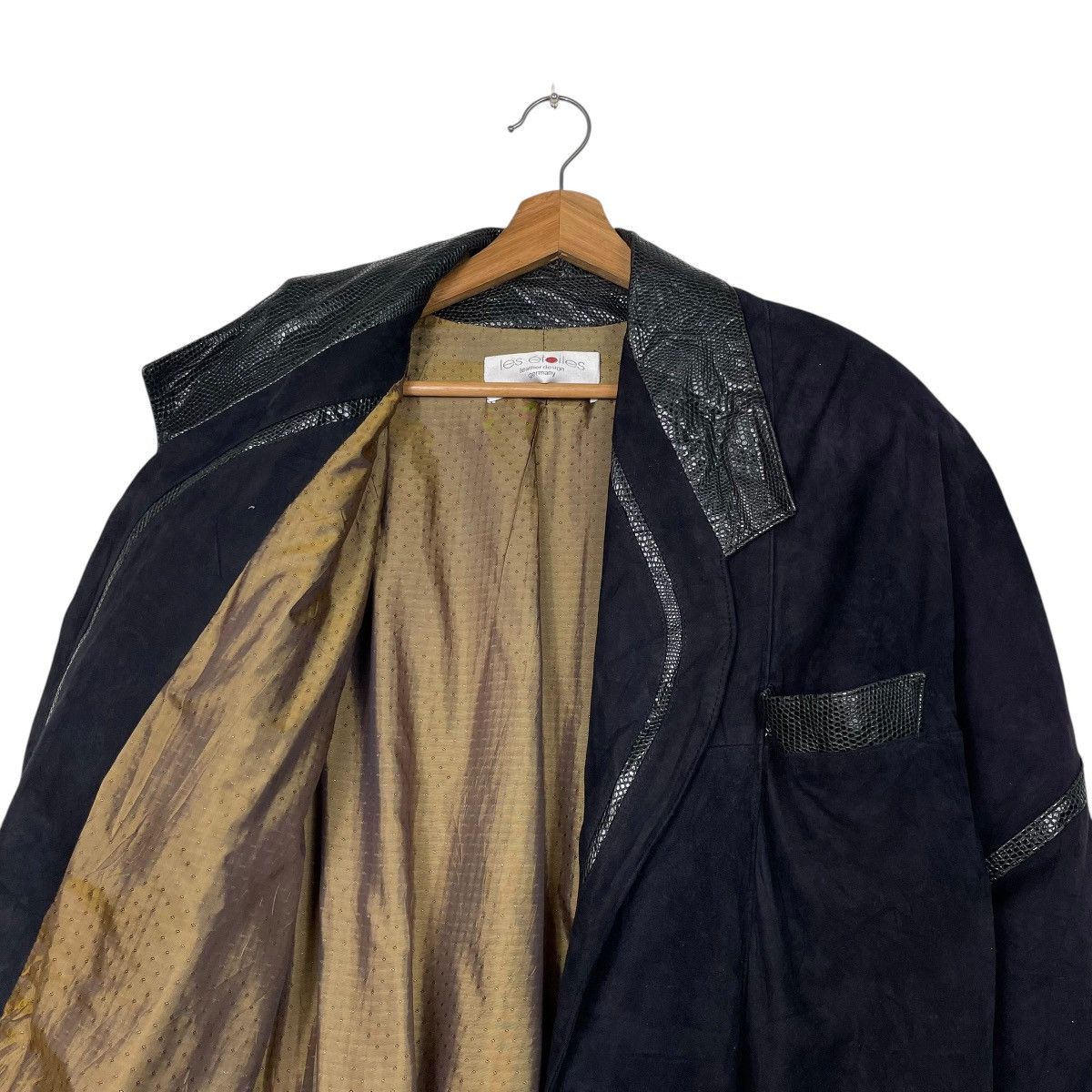 Other Les Etoiles Germany Design Leather Jacket Size L / US 10 / IT 46 - 10 Thumbnail