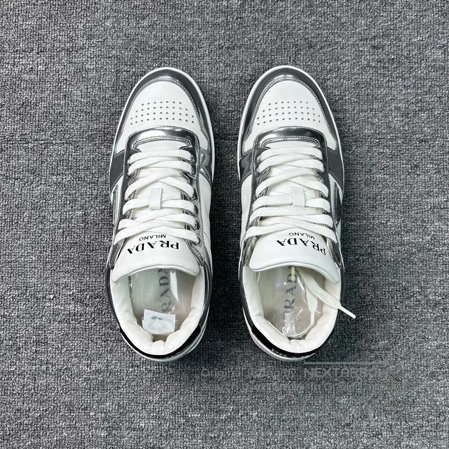 Prada Prada Triangle Logo Casual Sneakers| Size US 8.5 / EU 41-42 - 5 Thumbnail